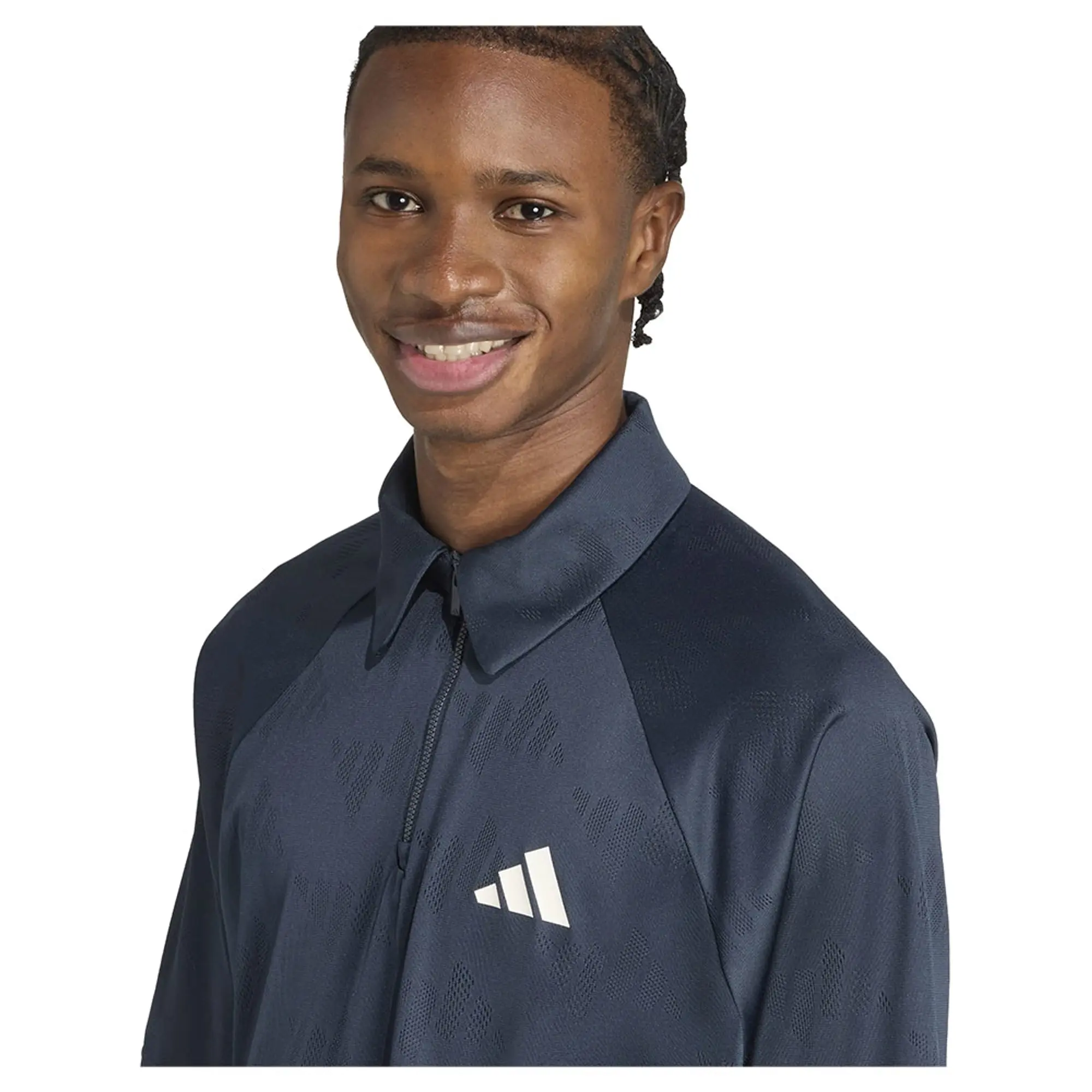 Adidas Stadium Jacquard Short Sleeve Polo