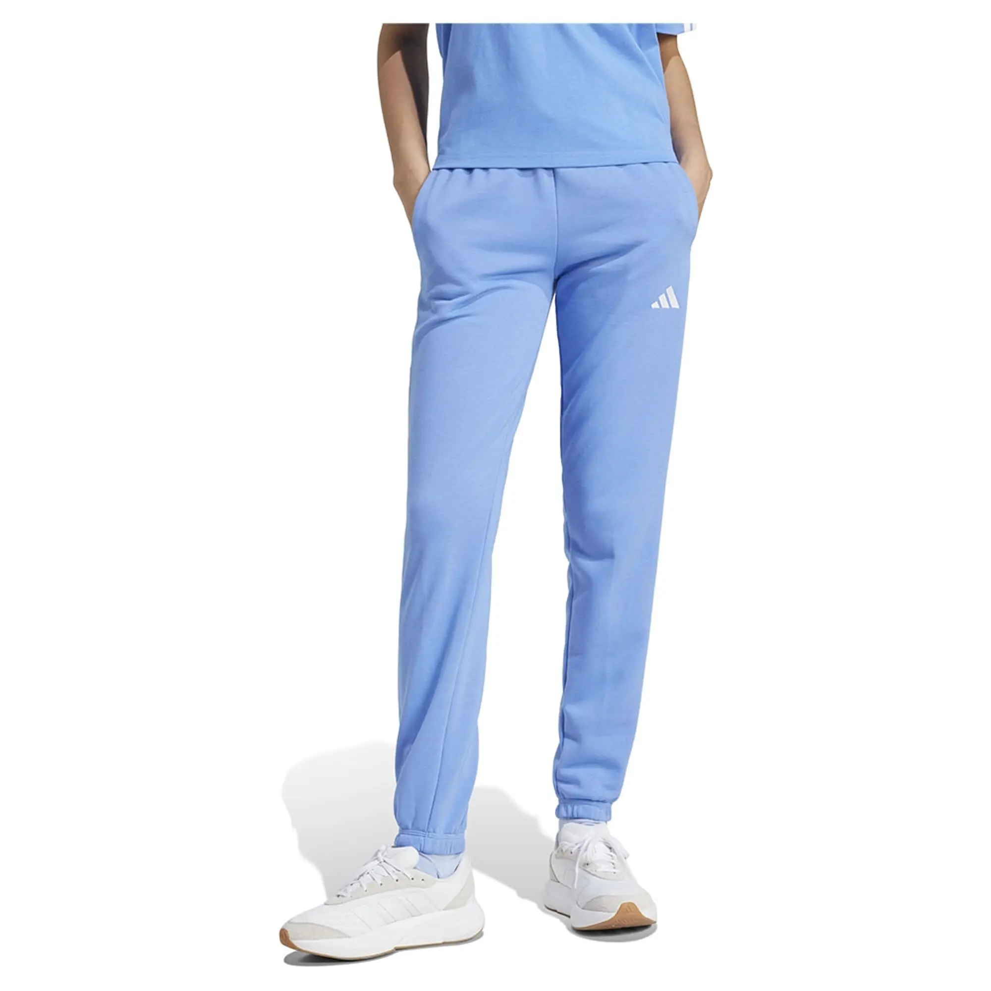 Adidas Essentials 3 Stripes French Terry Cuffed Joggers