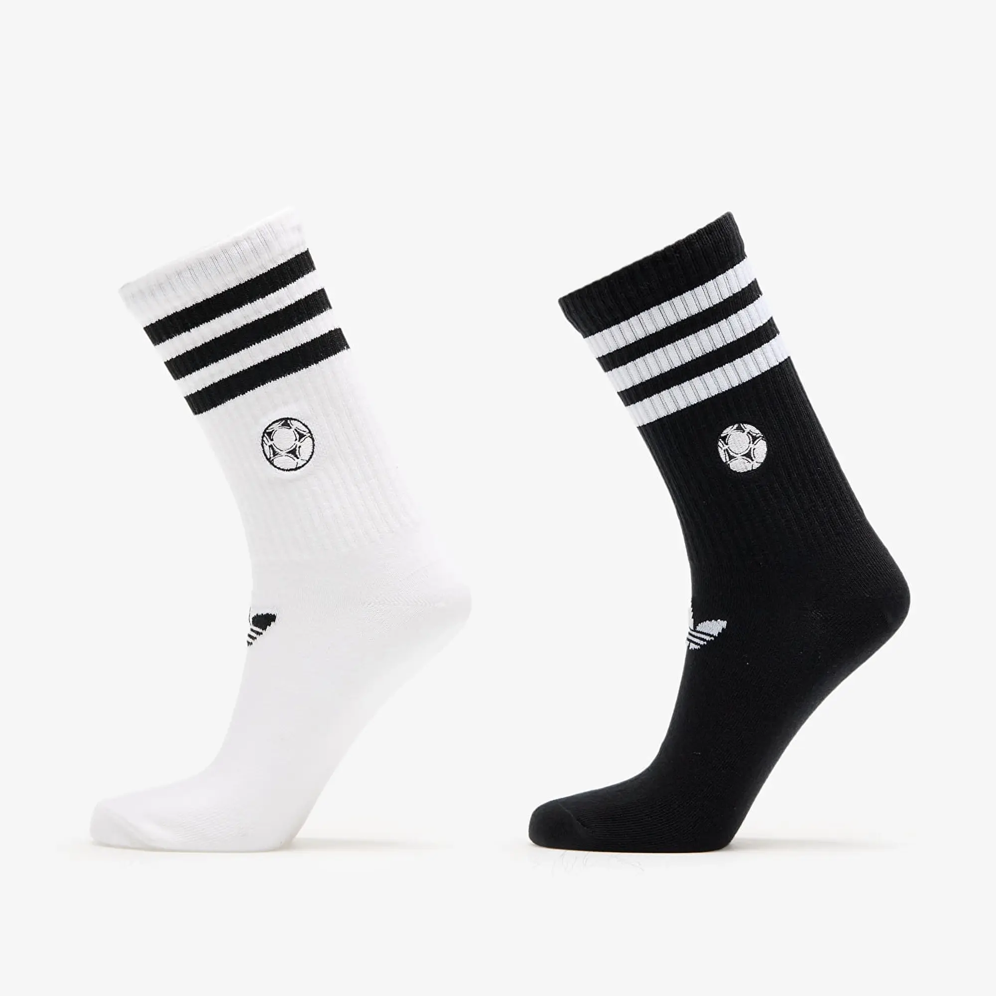 Adidas Football Crew Socks 2-Pack White/ Black M