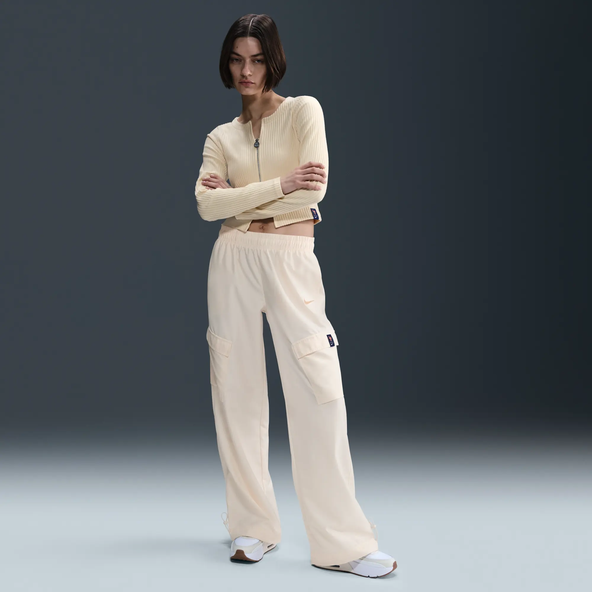 FFF Women's Nike Football Woven Cargo Pants - Brown
