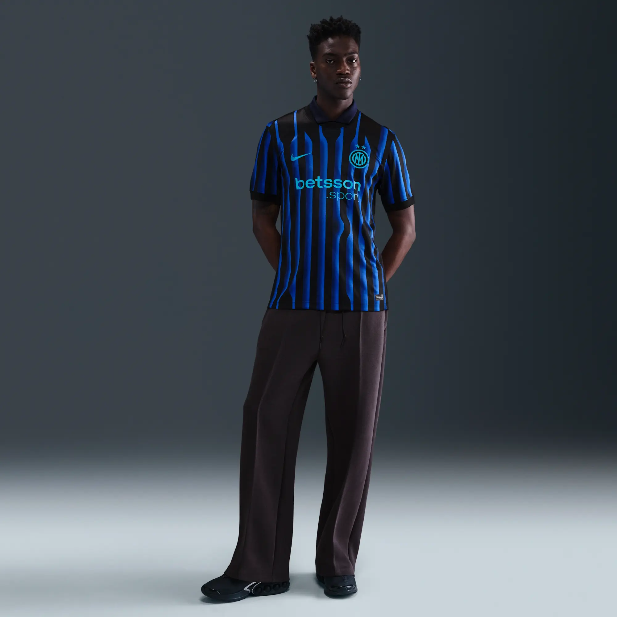Inter Milan 2025/26 Stadium Home Men's Nike Dri-FIT Football Replica Shirt - Blue - Recycled Polyester