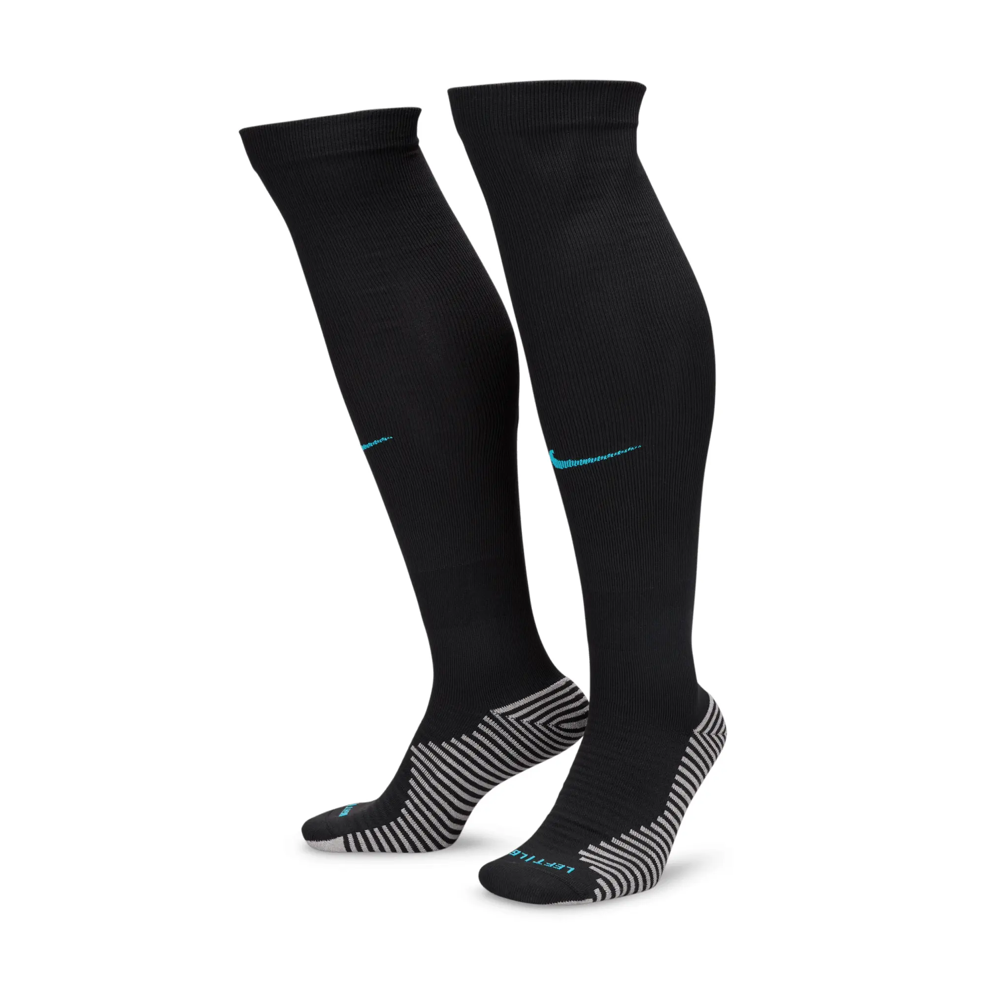 Inter Milan Strike Home Nike Dri-FIT Football Knee-High Socks - Black - Sustainable Materials