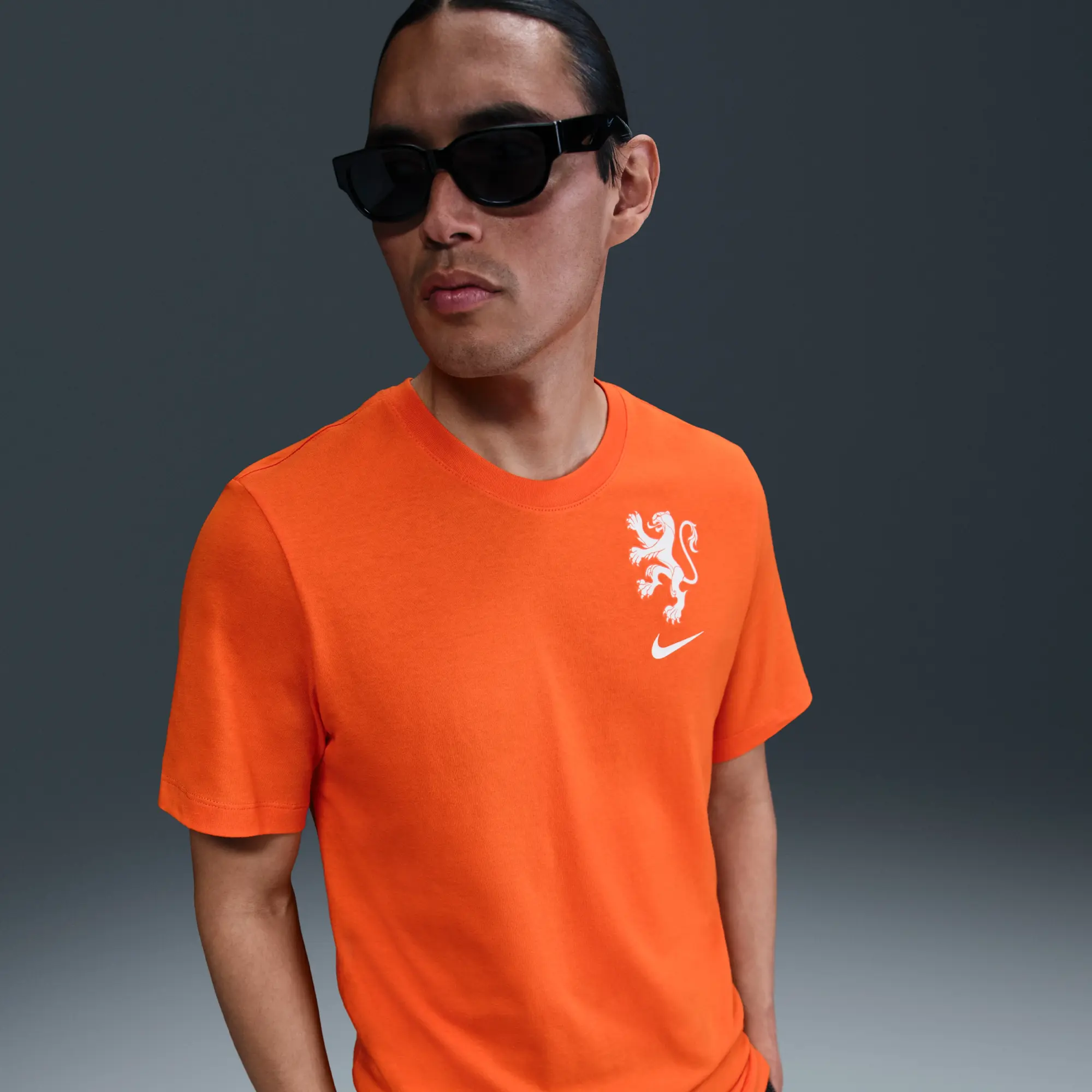 Netherlands Men's Nike Football T-Shirt - Orange