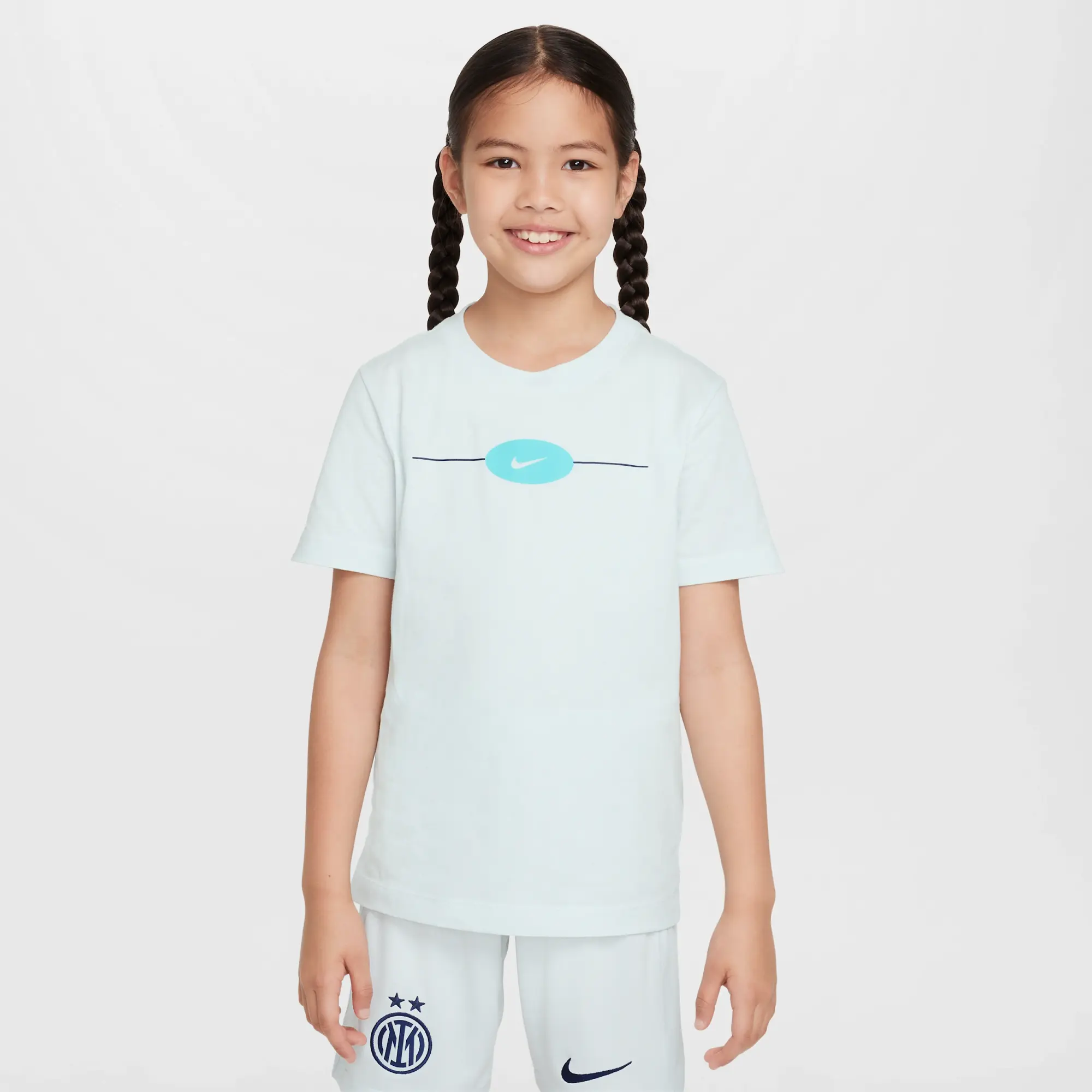 Inter Milan Older Kids' Nike Football T-Shirt - Blue