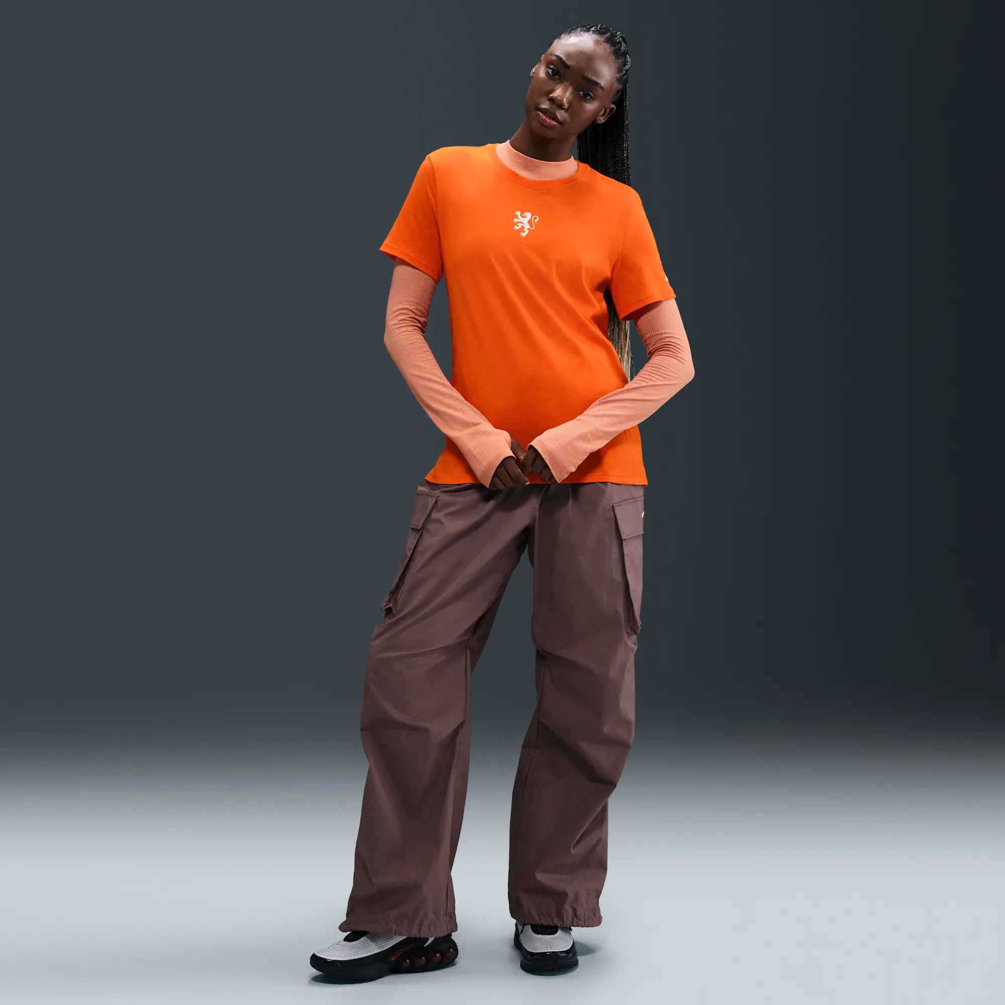 Netherlands Women's Nike Football T-Shirt - Orange