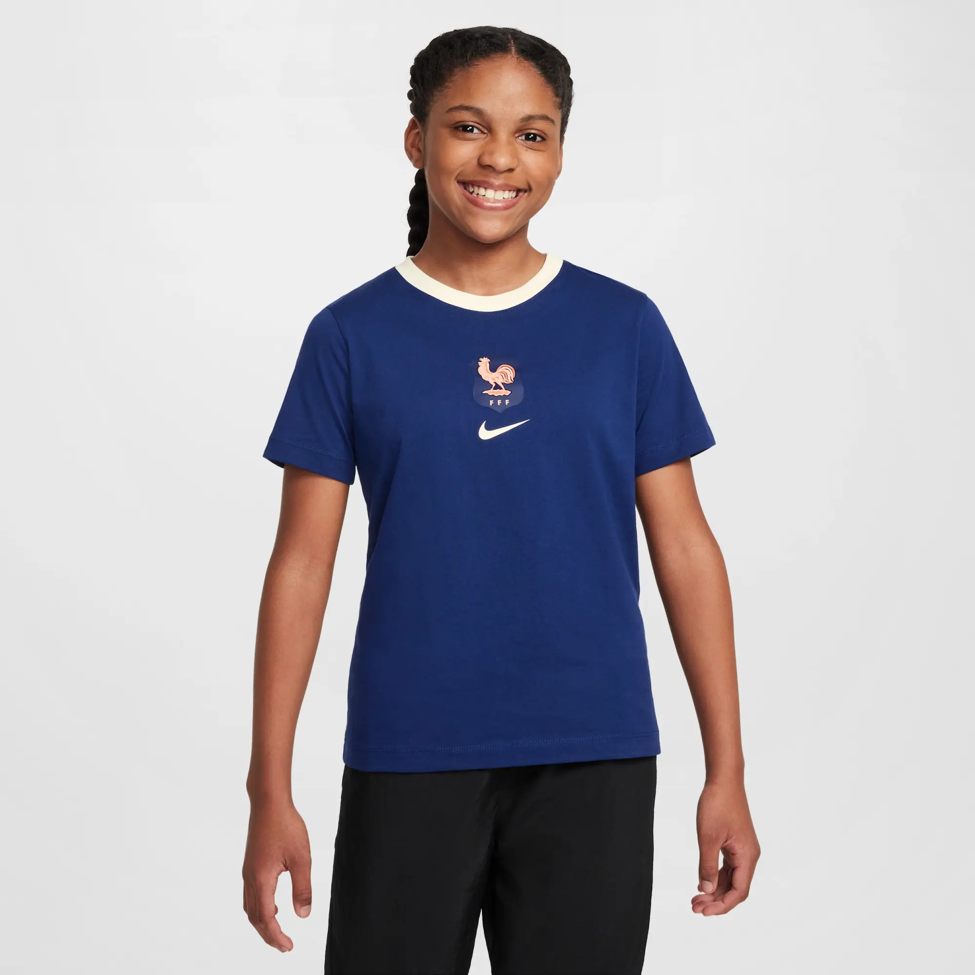 FFF Older Kids' Nike Football T-Shirt - Blue