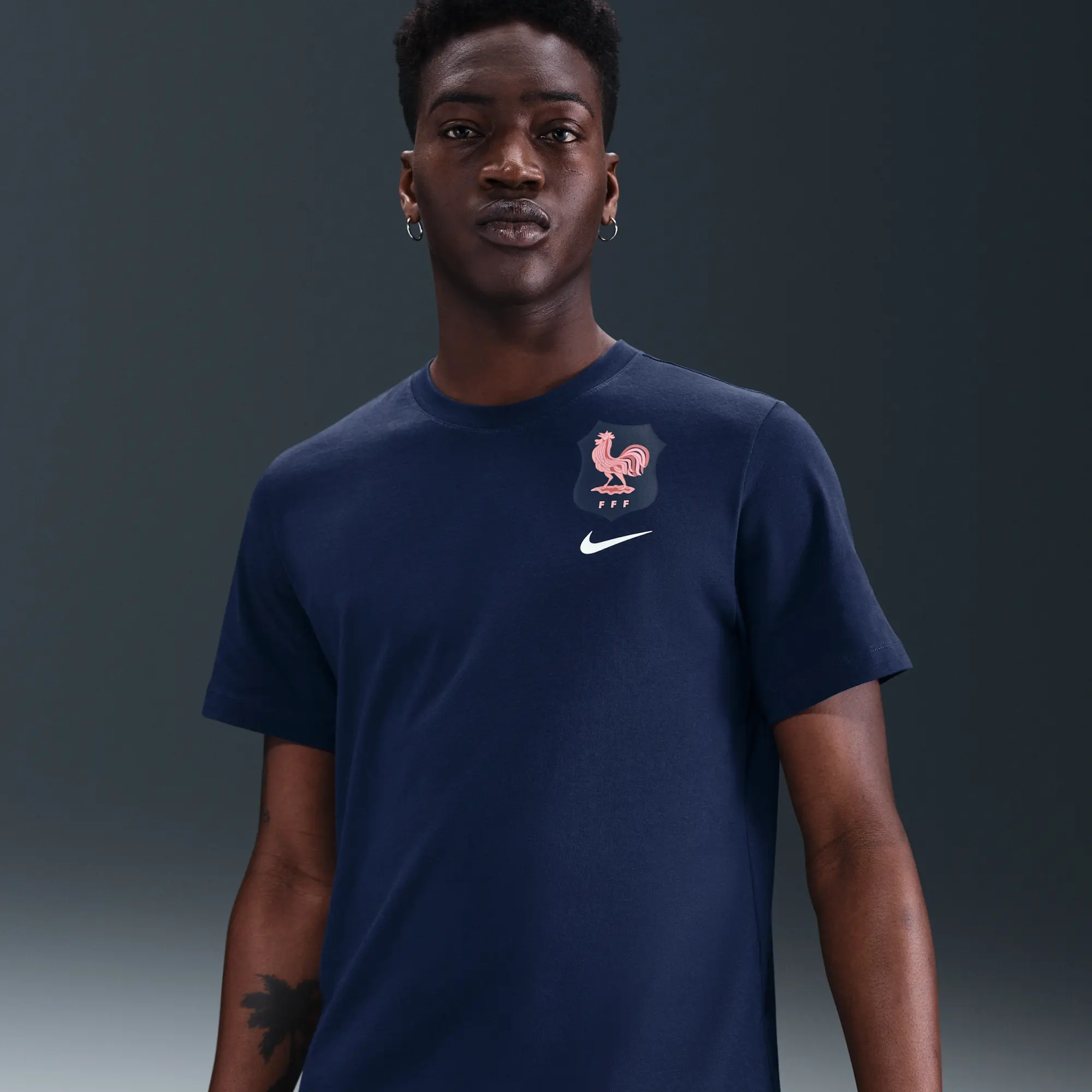 FFF Men's Nike Football T-Shirt - Blue