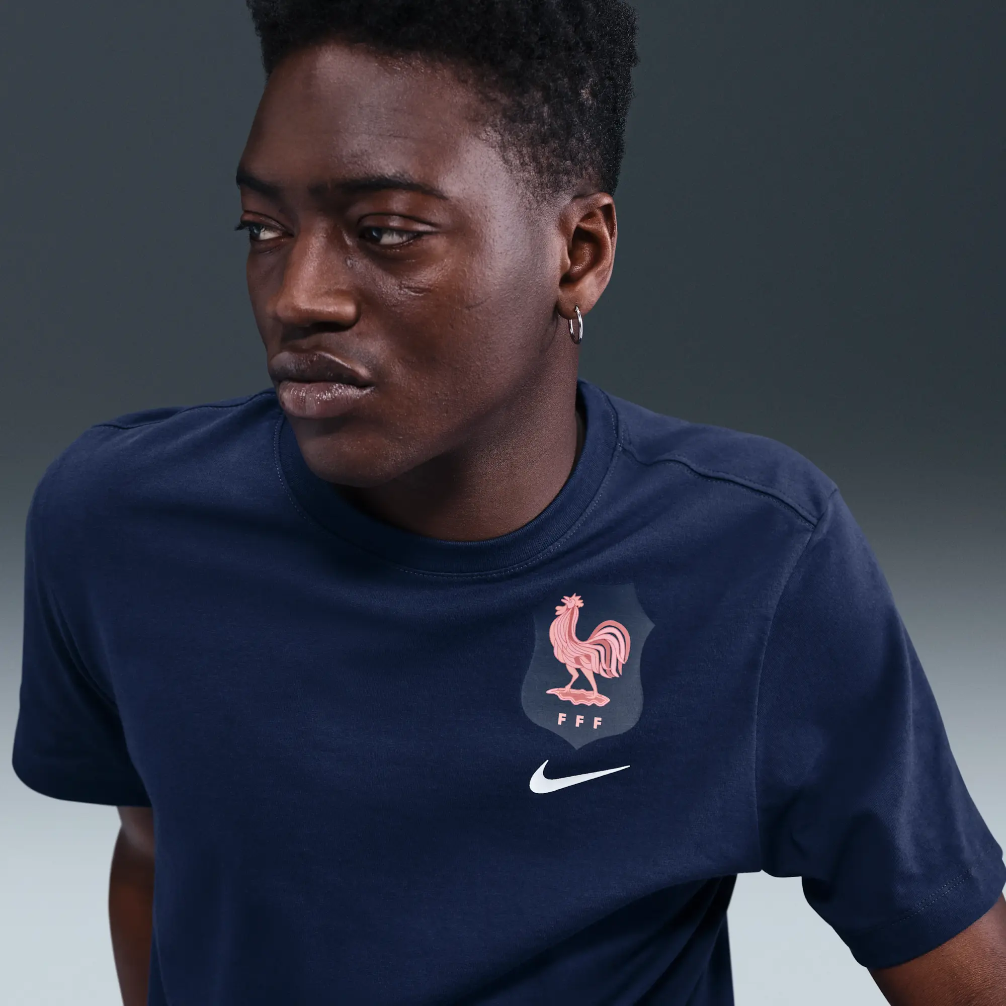 FFF Men's Nike Football T-Shirt - Blue
