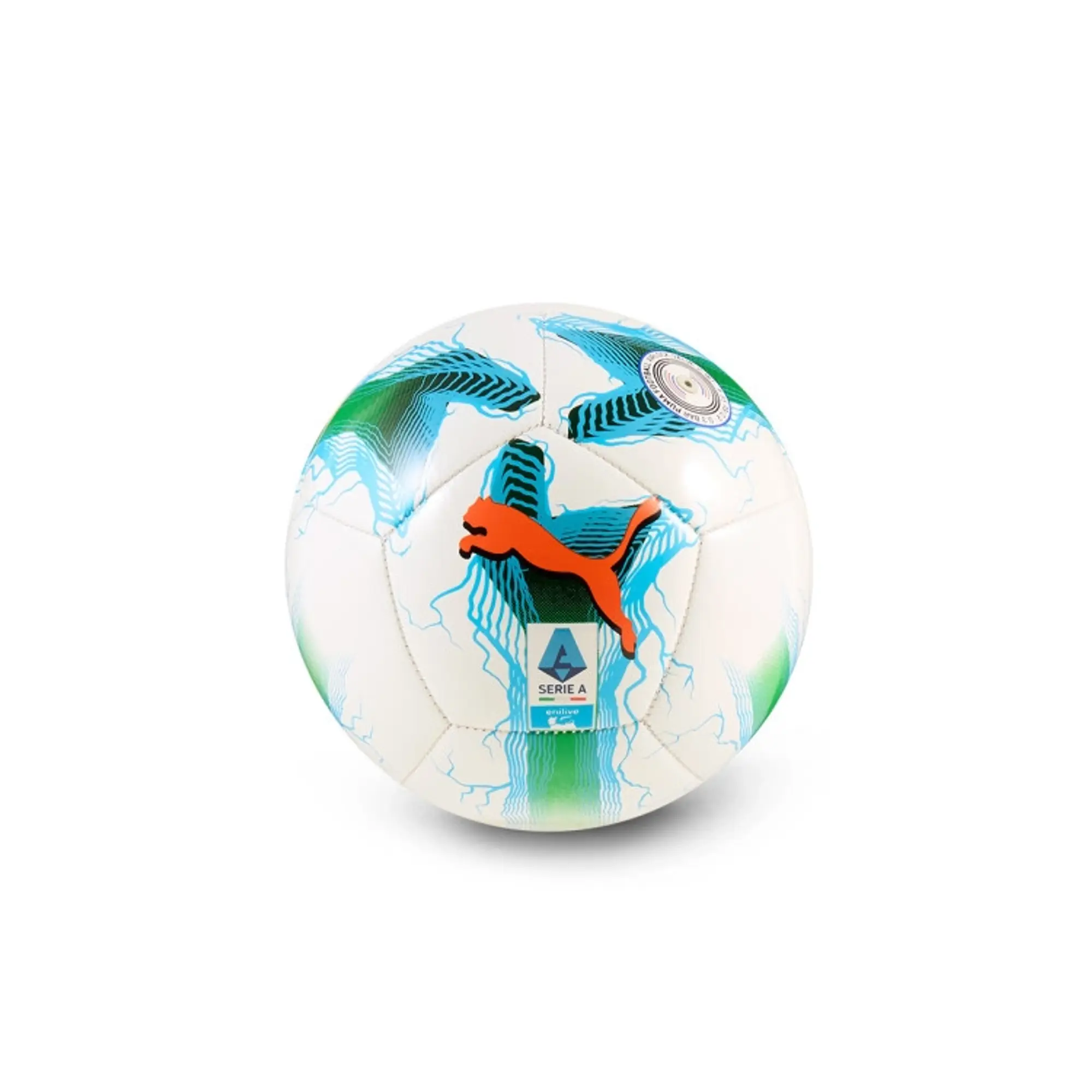 PUMA Orbita Serie A Mini Football, White/Multicolor
