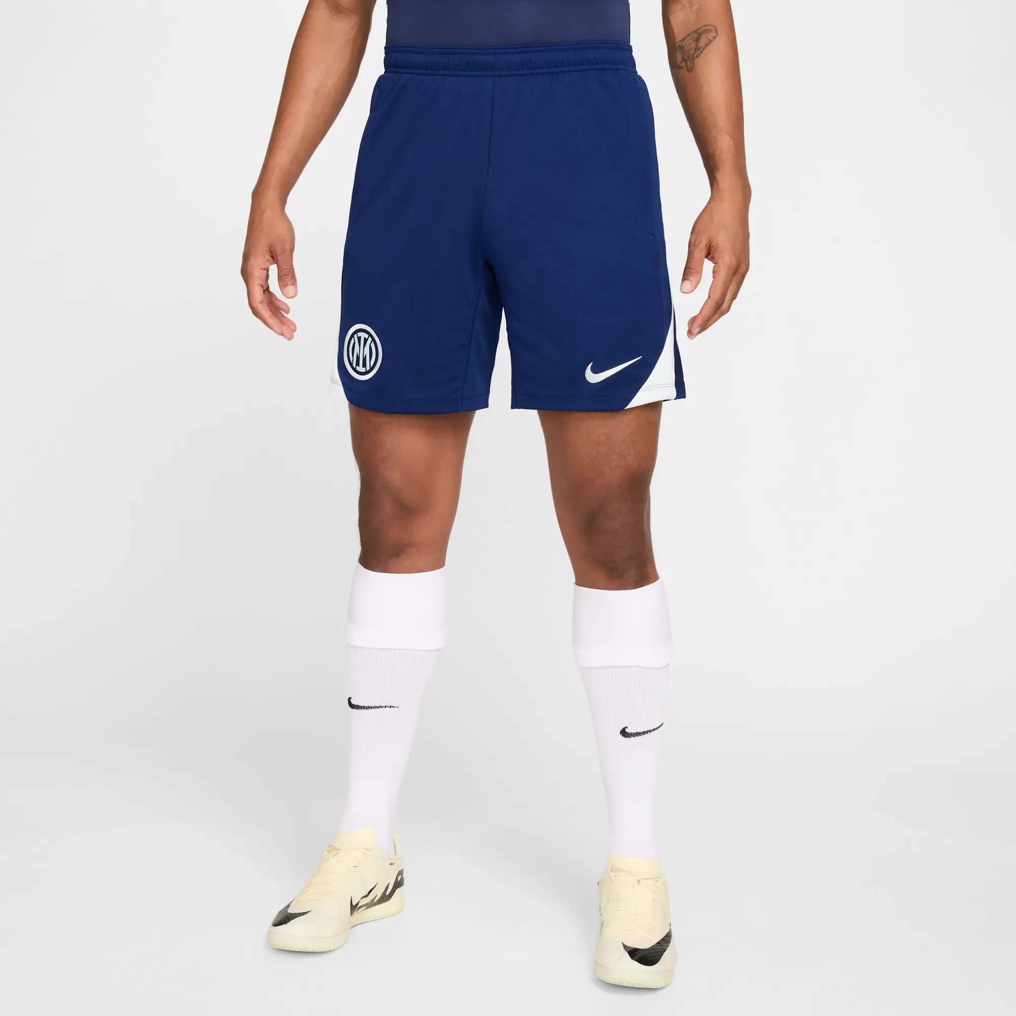 Inter Milan Strike Men's Nike Dri-FIT Football Knit Shorts - Blue - Polyester