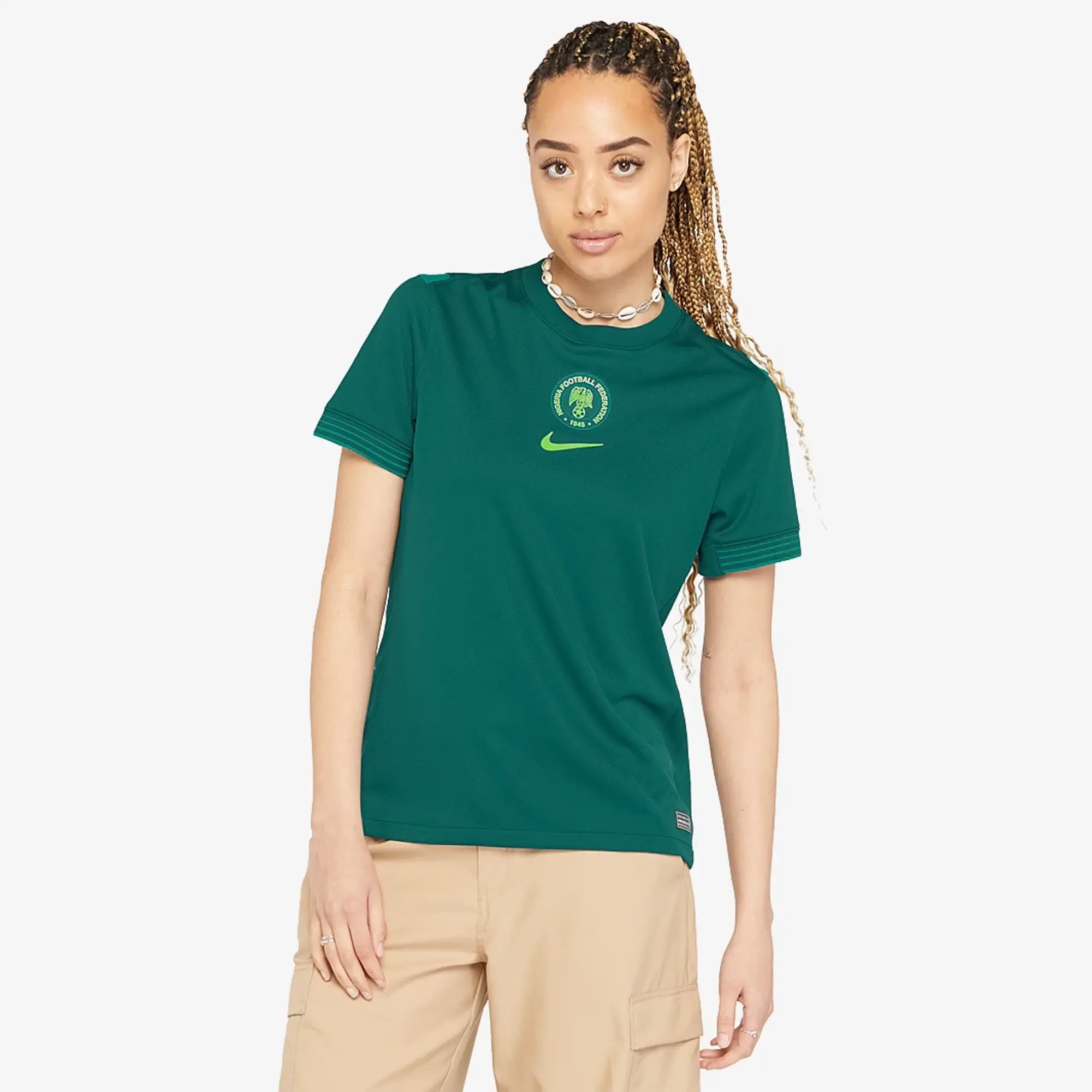 Nike Nigeria 2025 Womens Dri FIT Stadium Home Shirt