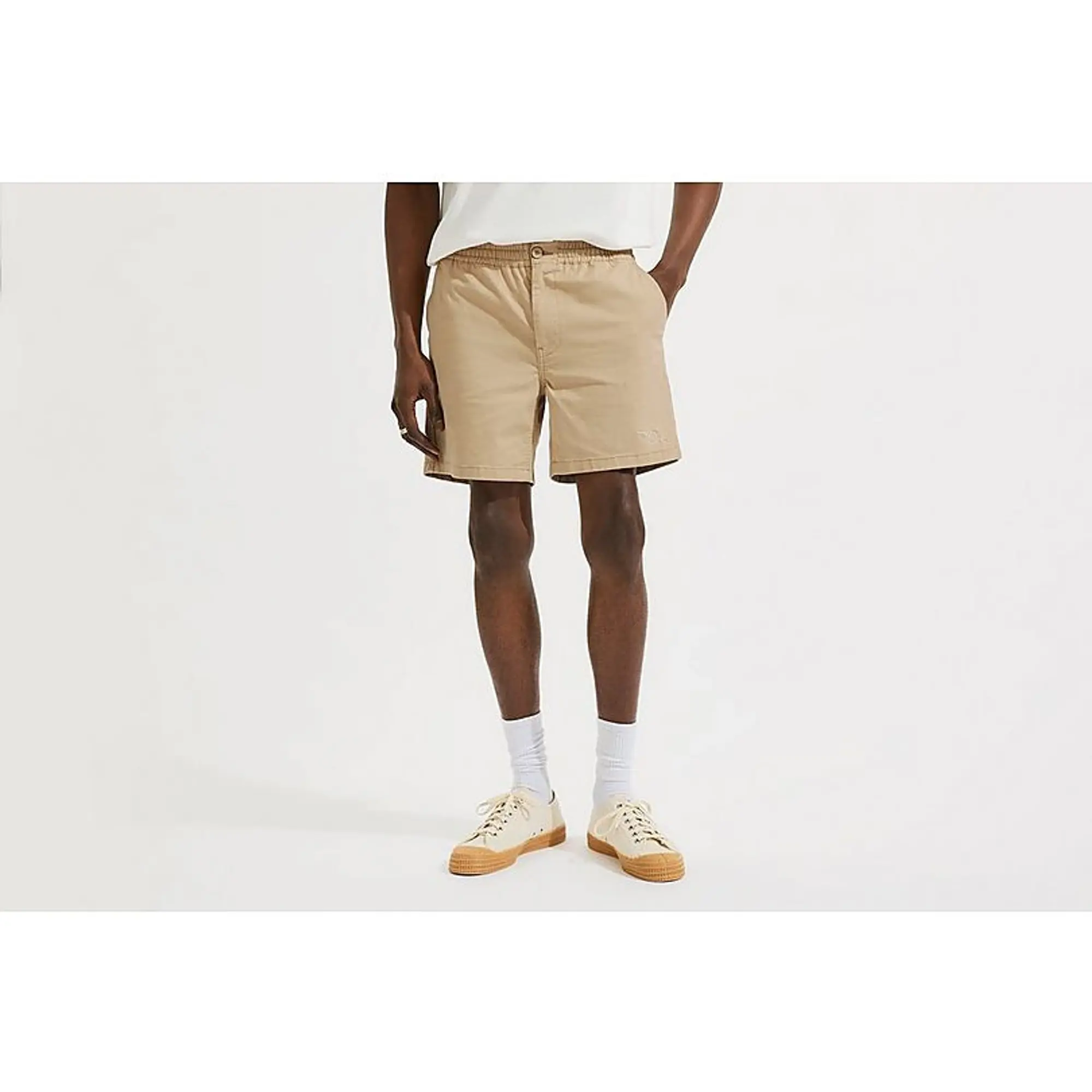 Arsenal Beige Cannon Cotton Shorts, Multicolor