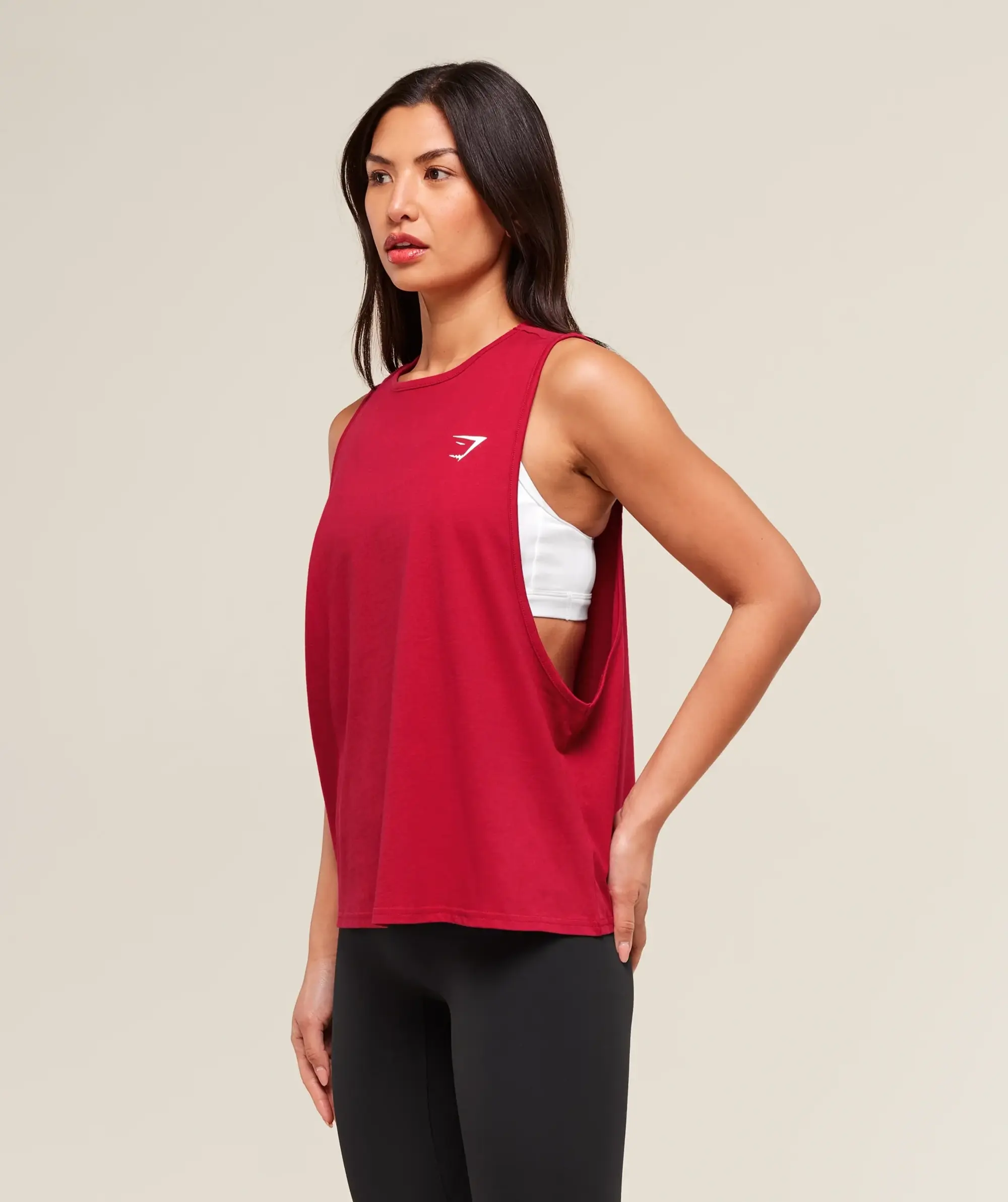  Training Drop Arm Tank - Carmine Red