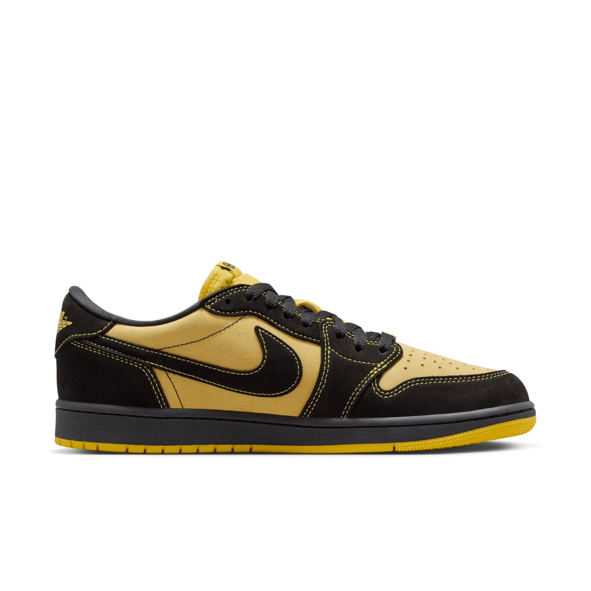 Nike Jordan Nike Air Jordan 1 Retro Low Quai 54 Men's Shoes - Black