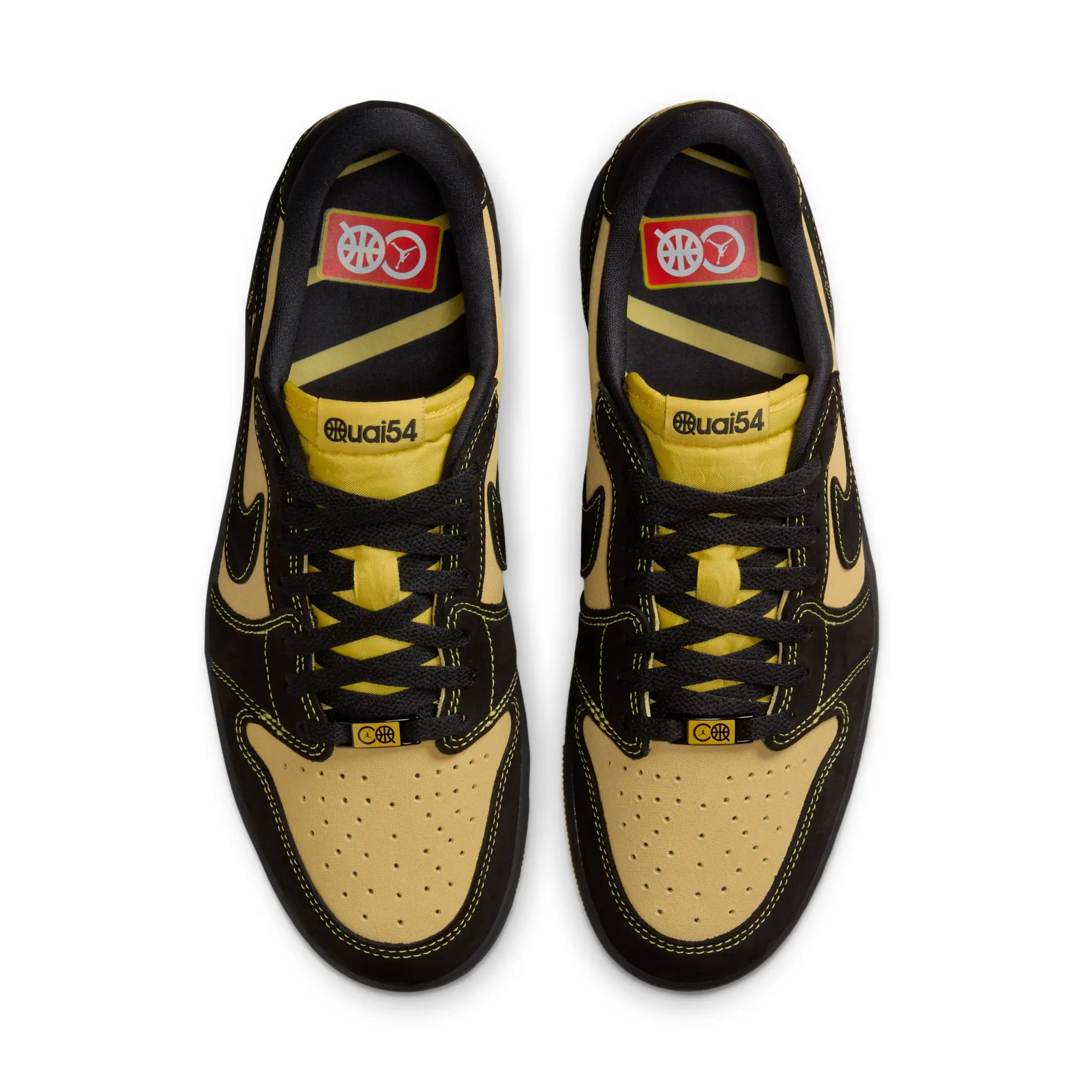 Nike Jordan Nike Air Jordan 1 Retro Low Quai 54 Men's Shoes - Black