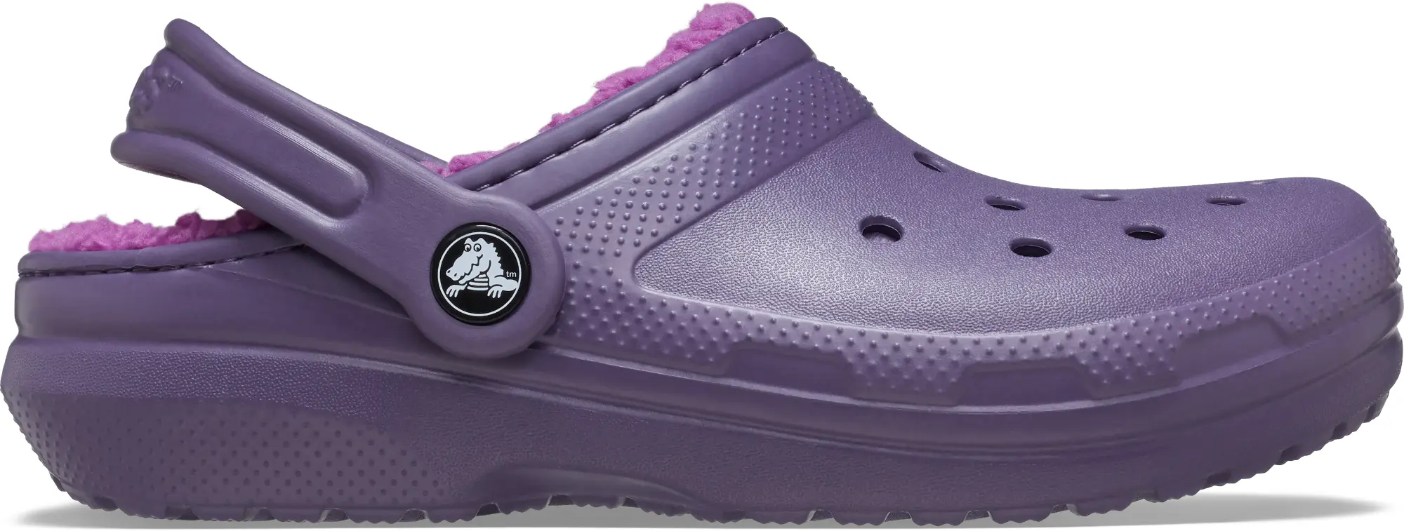 Crocs | Kids | Classic Lined | Clogs | Nightshade | C12