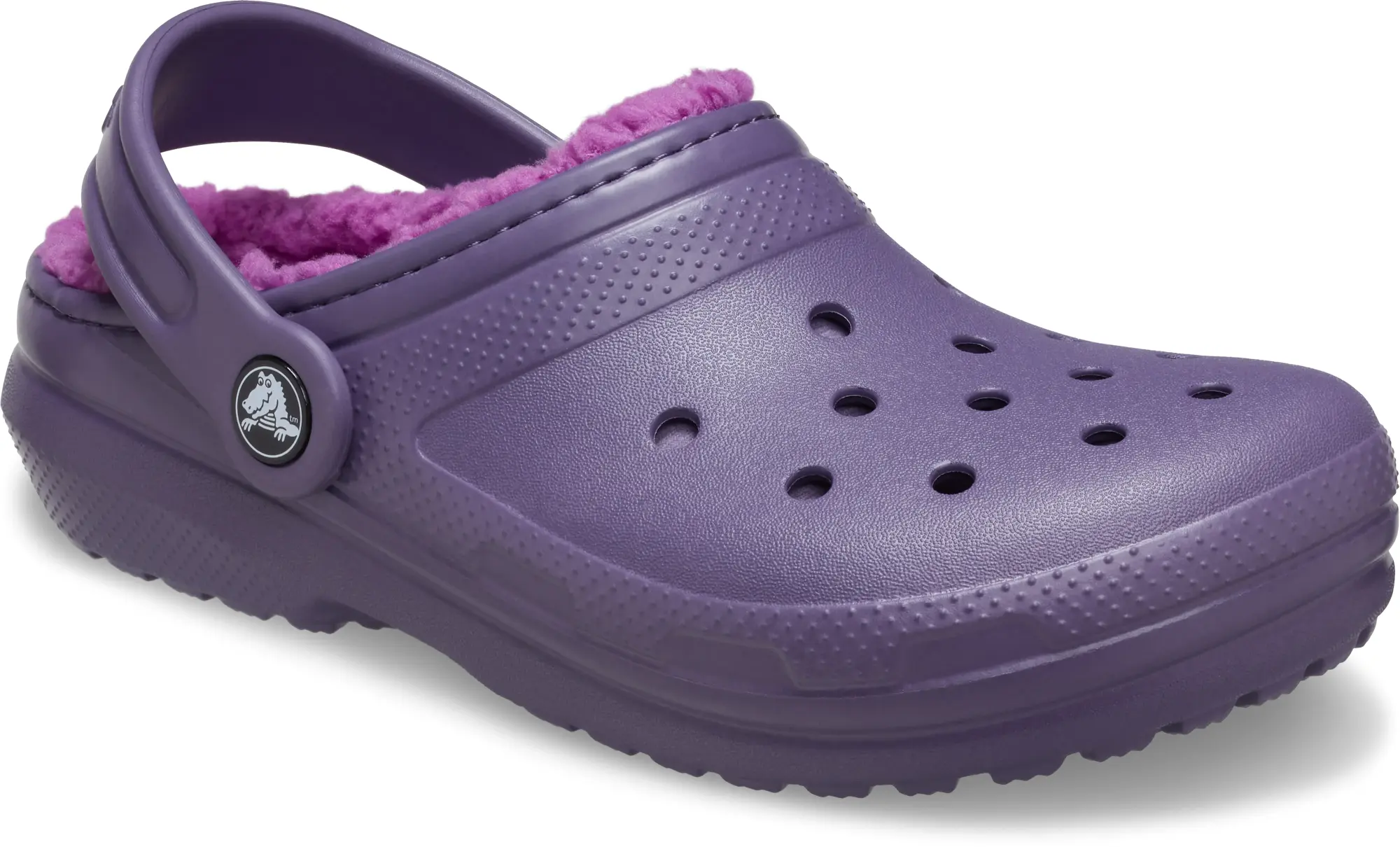 Crocs | Kids | Classic Lined | Clogs | Nightshade | C12