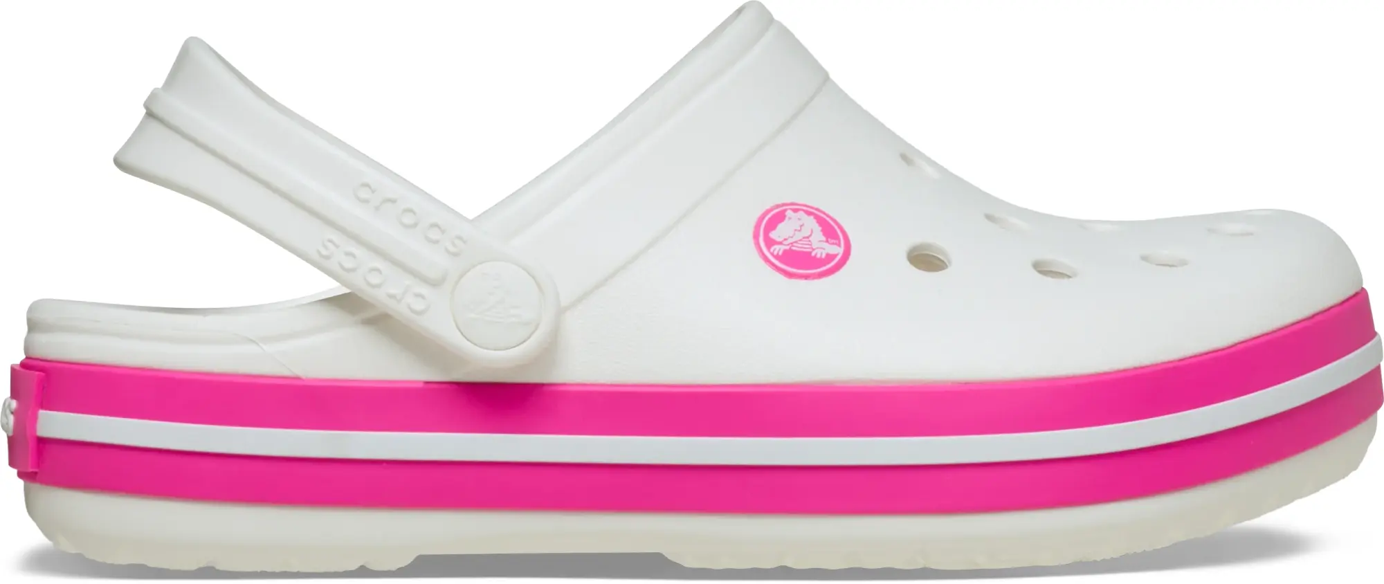 Crocs | Kids | Crocband™ | Clogs | White / Pink Crush | C11