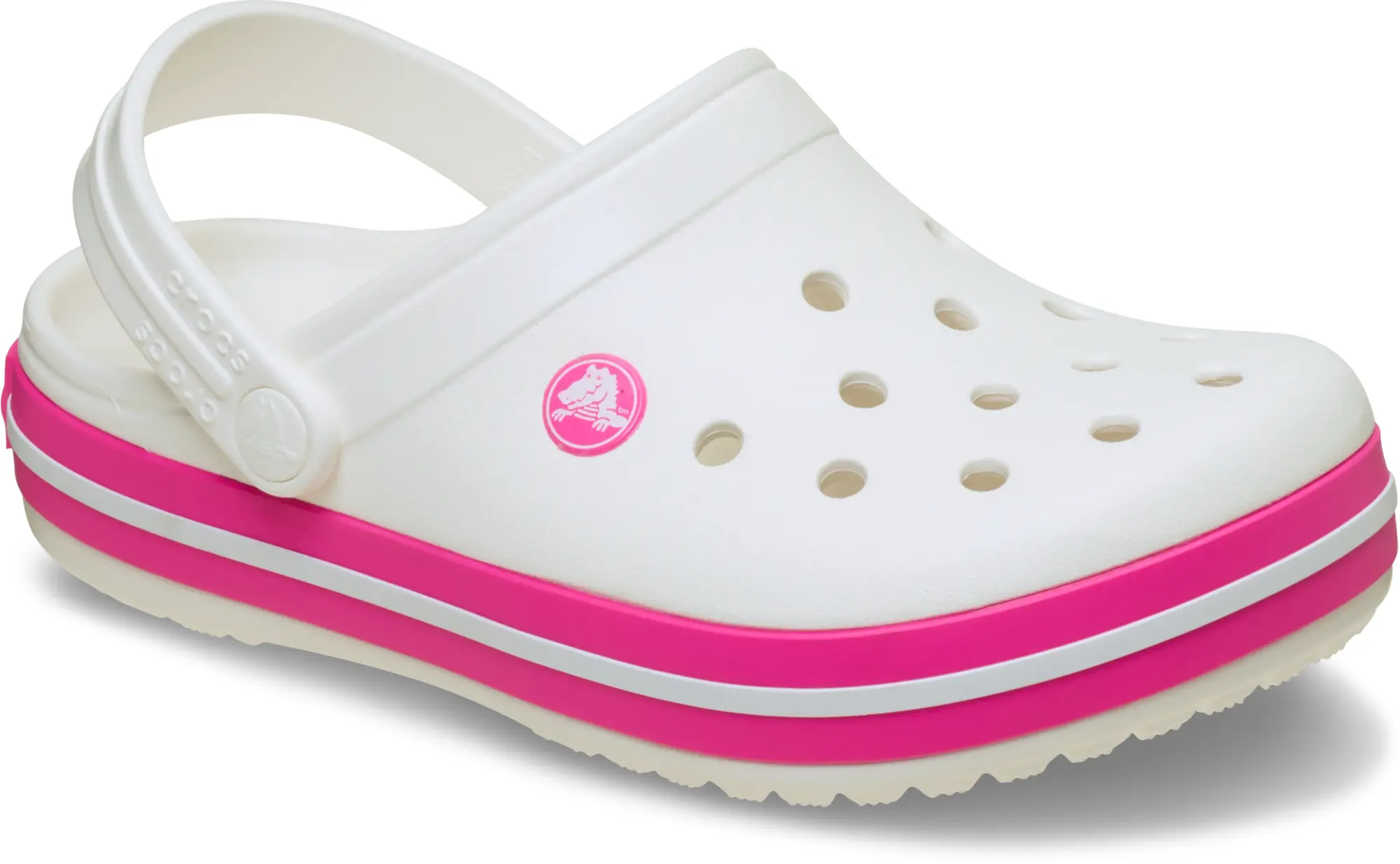Crocs | Kids | Crocband™ | Clogs | White / Pink Crush | C11
