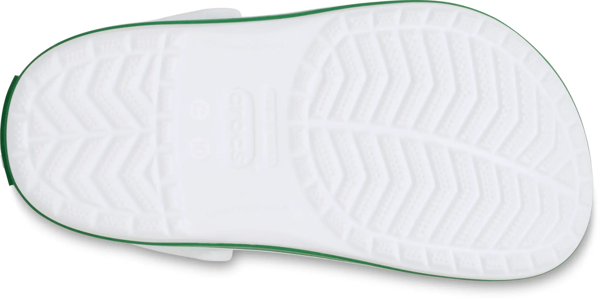 Crocs | Kids | Toddler Crocband™ | Clogs | White / Green Ivy | C4