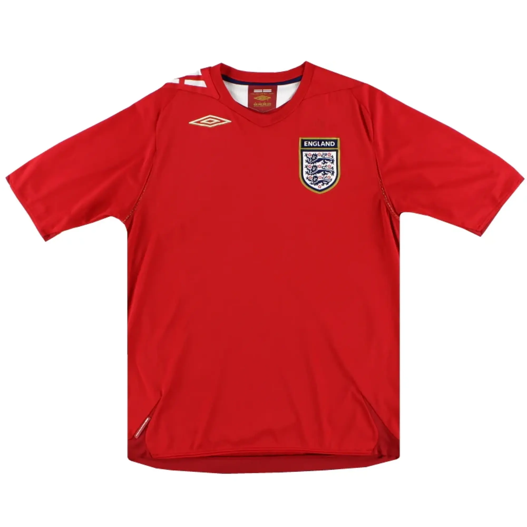 2006-08 England Umbro Away Shirt M - England / Excellent / Medium