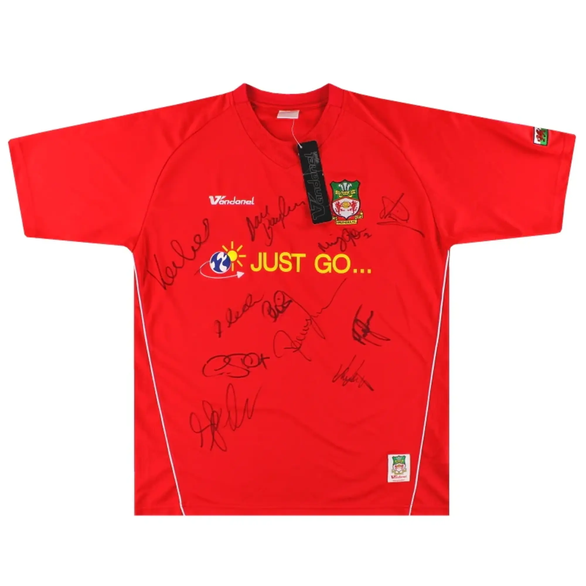 2005-06 Wrexham Vandanel 'Signed' Home Shirt *w/tags* L - Wrexham / w/tags / Large