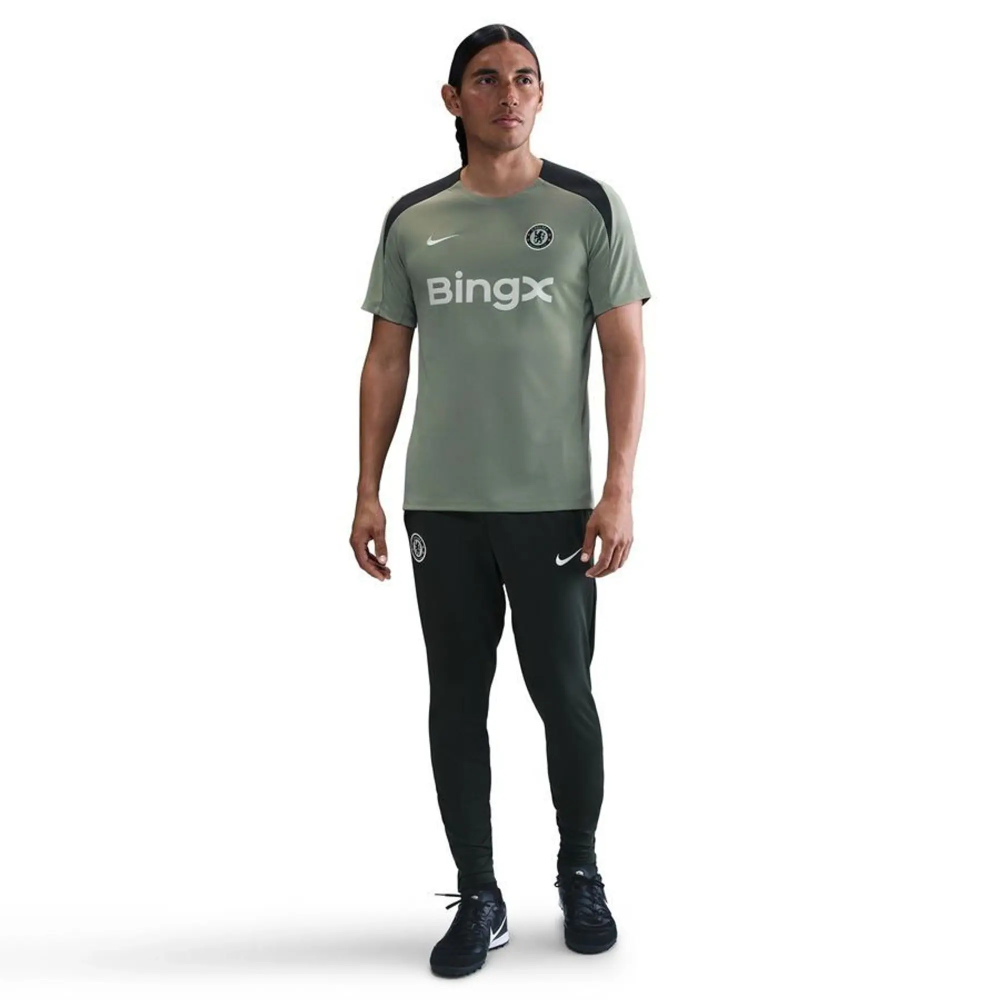 Chelsea Training T-Shirt Dri-Fit Strike - Jade Horizon/Jade Horizon/Phantom Marl - ['Green']
