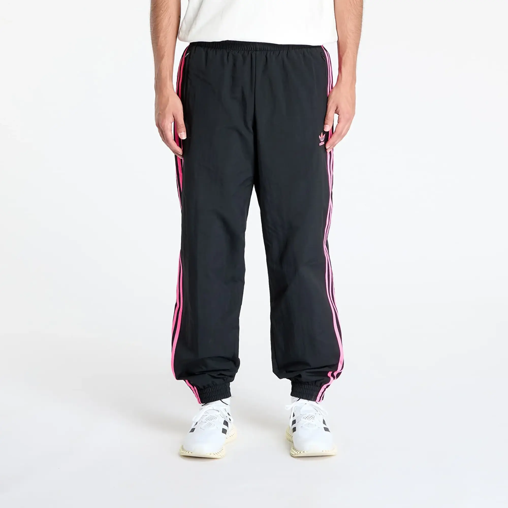Pants Adidas Adicolor Woven Firebird Track Tracksuit Bottoms Black/ Lucid Pink M