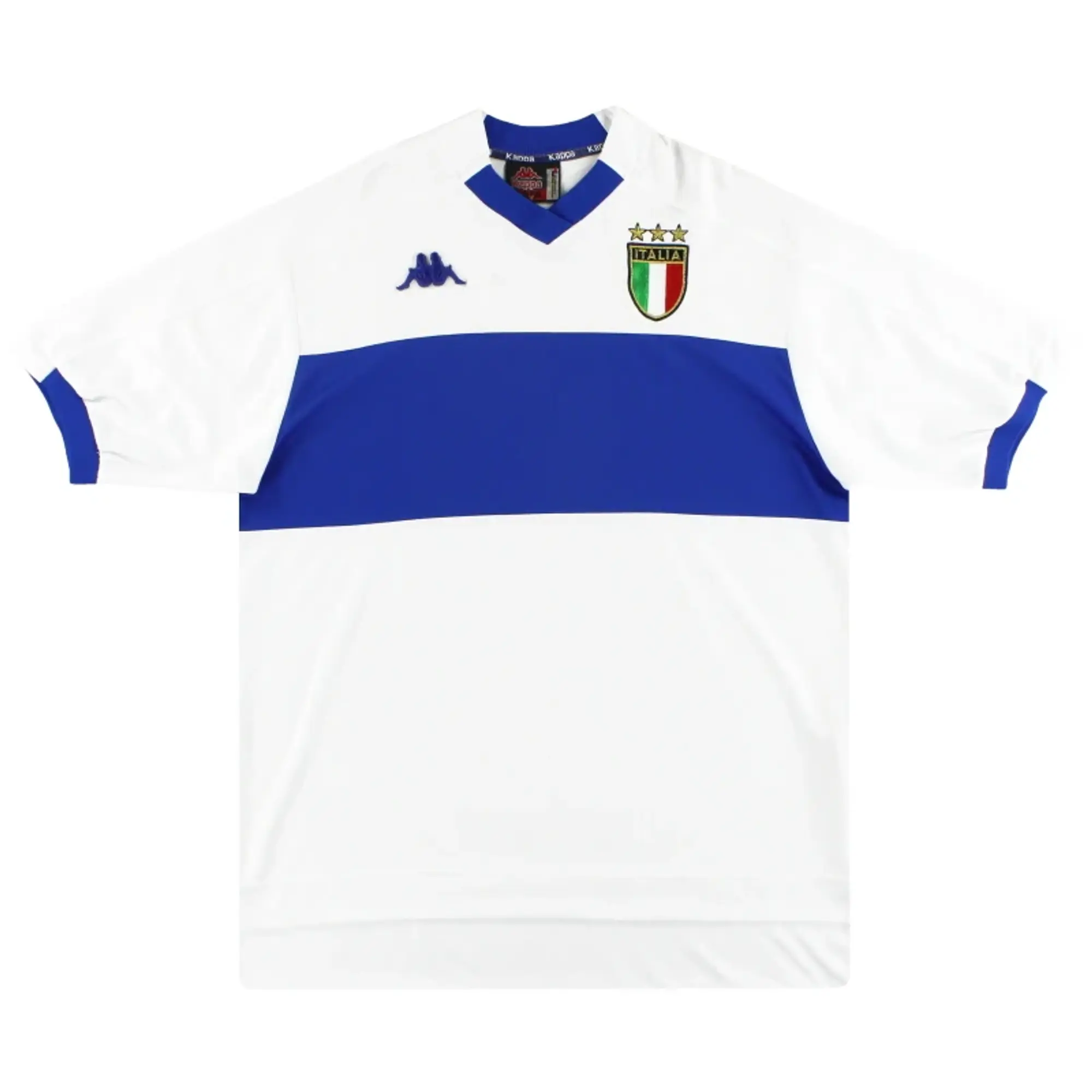 1998-00 Italy Kappa Away Shirt L - Italy / Very good / Large