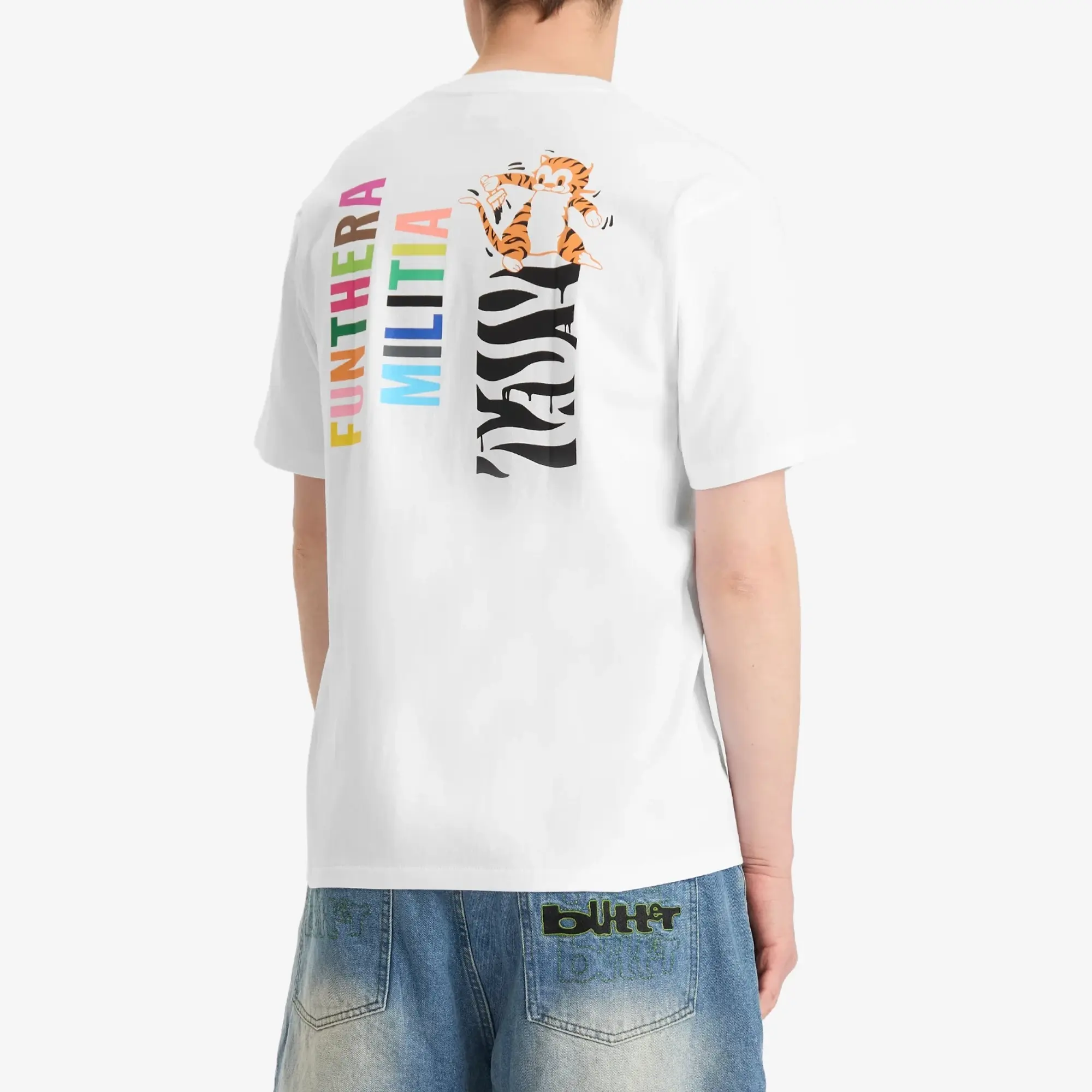 A Bathing Ape Men's Colors Tiger Tee White