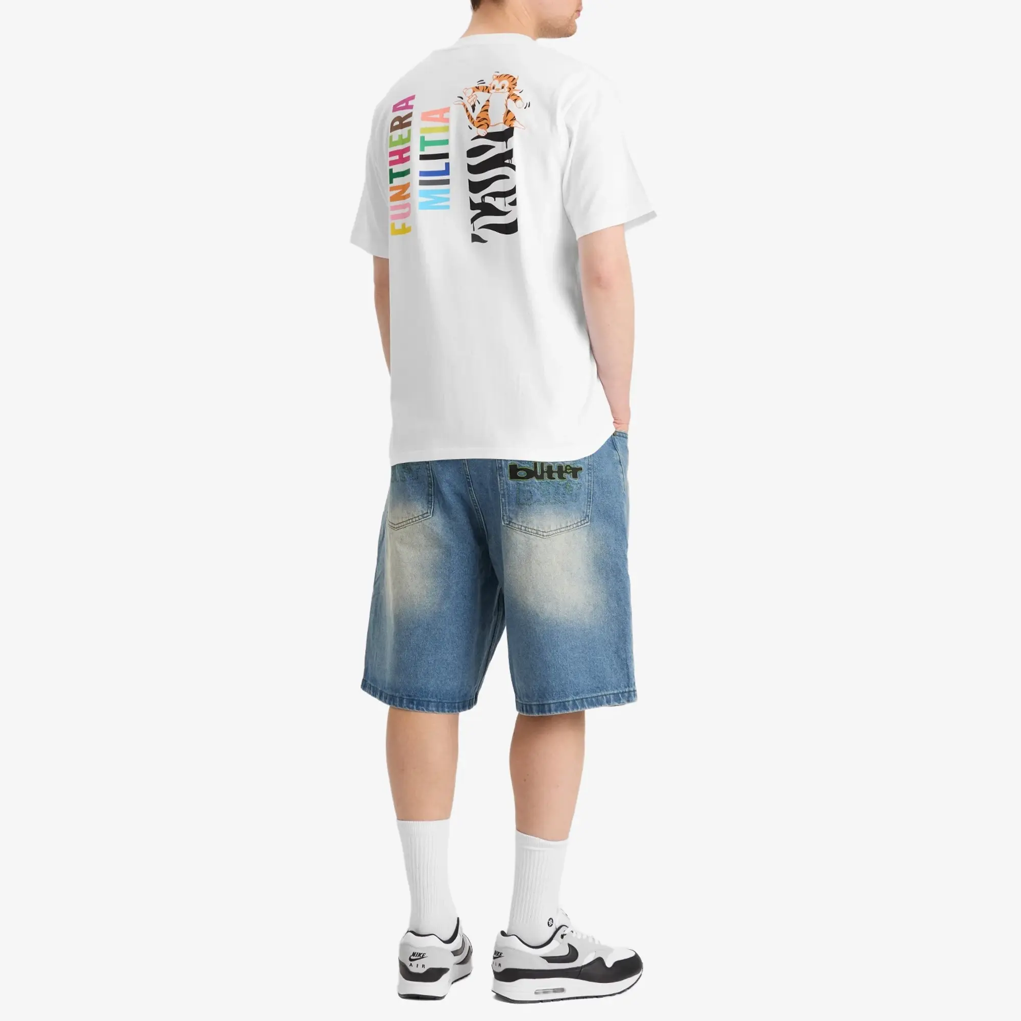 A Bathing Ape Men's Colors Tiger Tee White