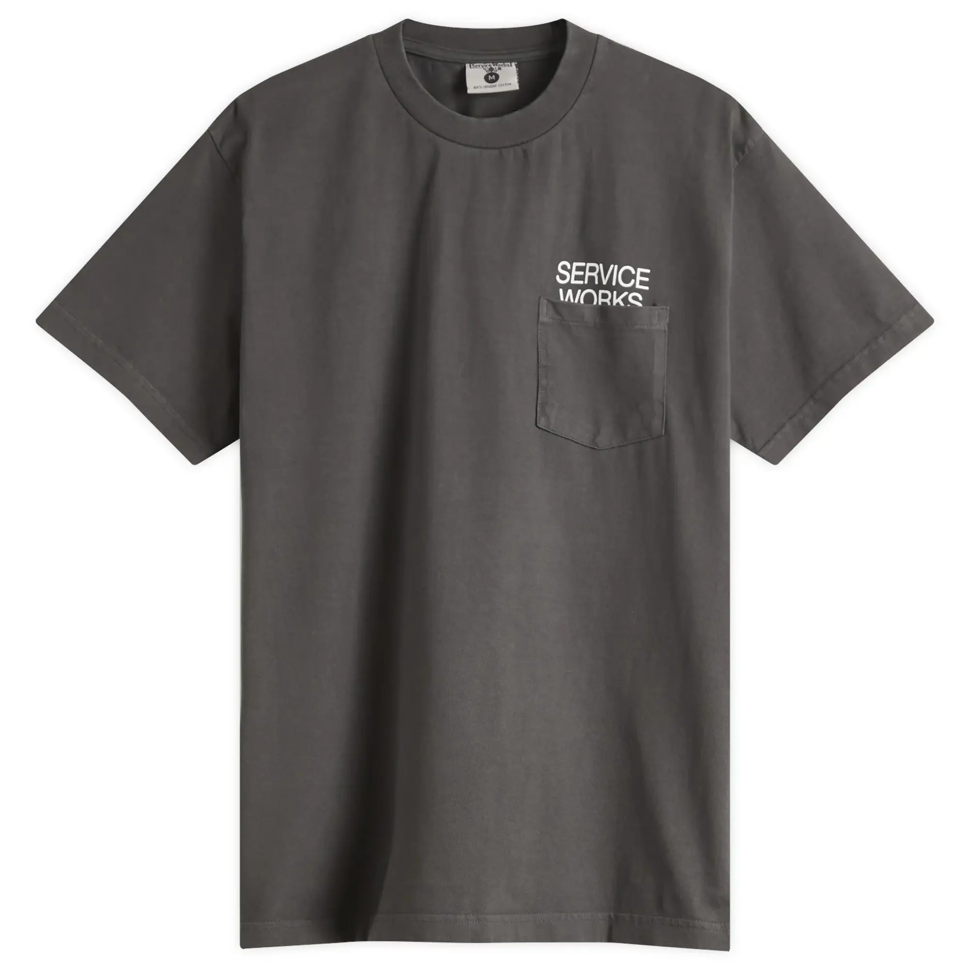 Service Works Men's Nourish Pocket Tee Charcoal