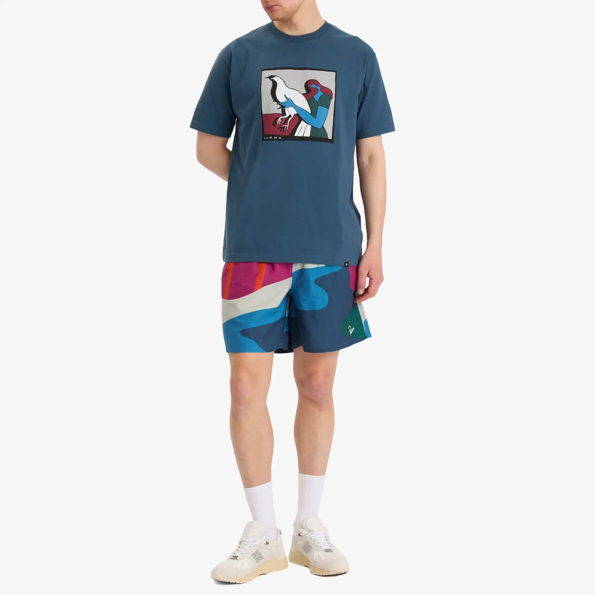 By Parra Men's Look At It T-Shirt Dark Blue