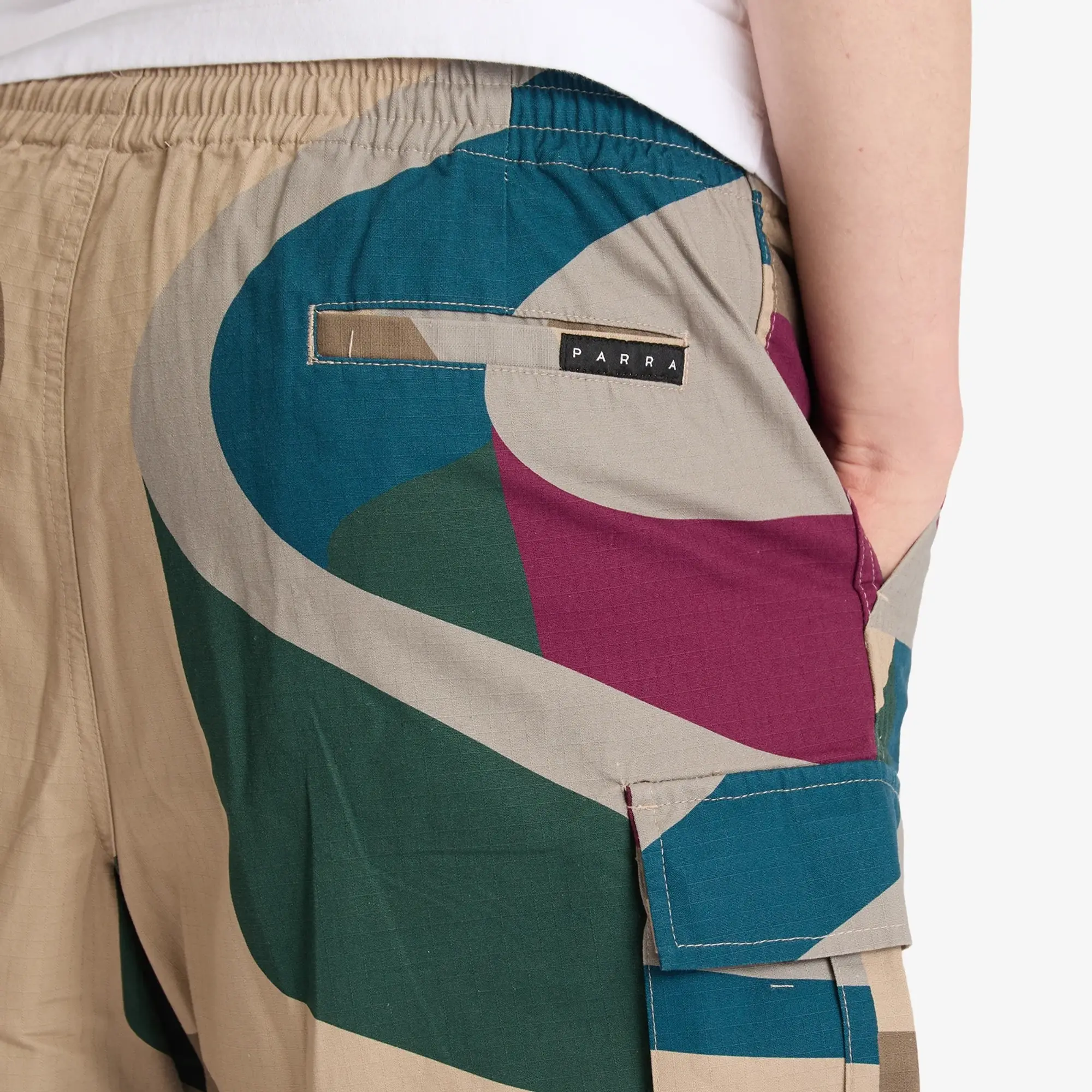 By Parra Men's The Wall Camo Shorts Sand