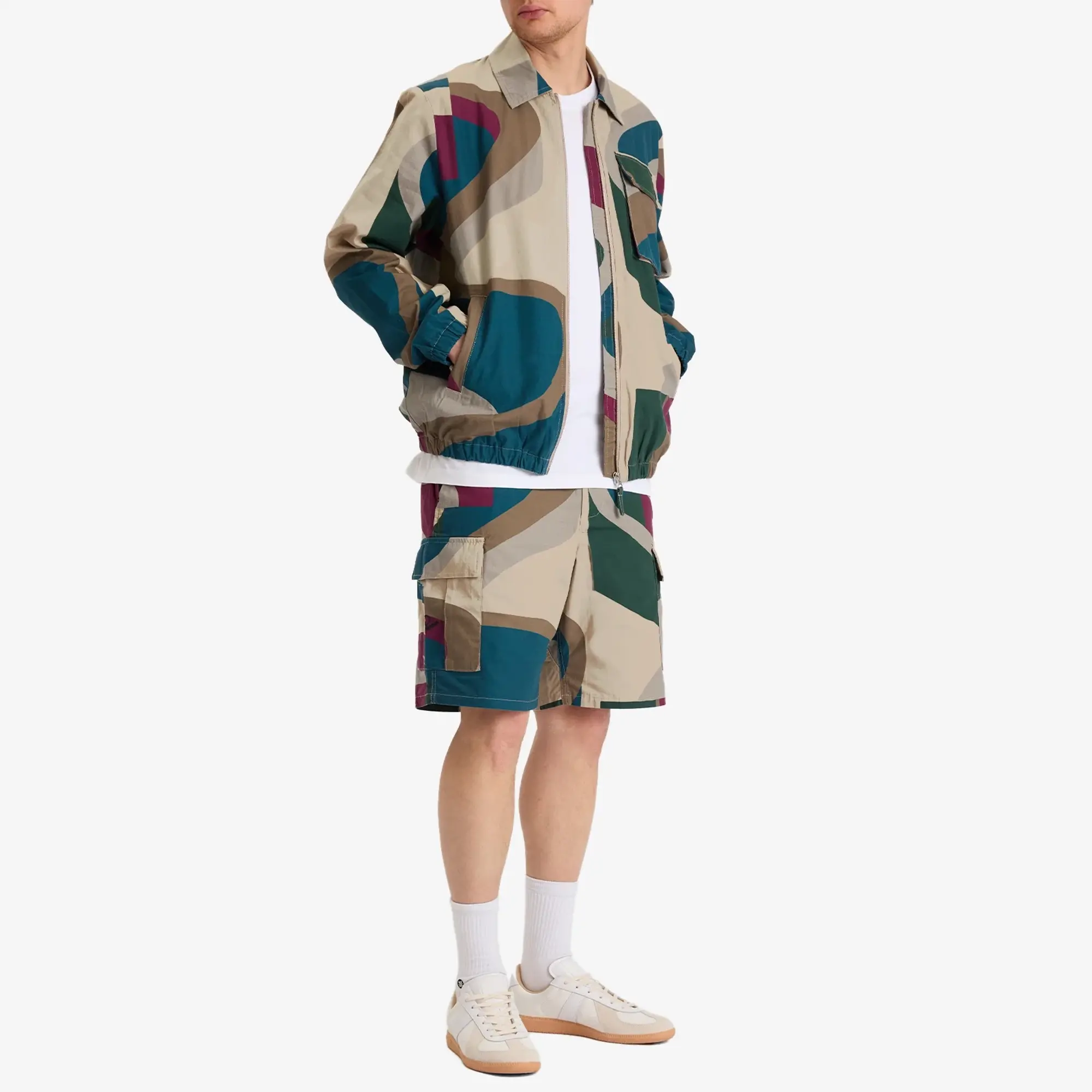 By Parra Men's The Wall Camo Jacket Sand