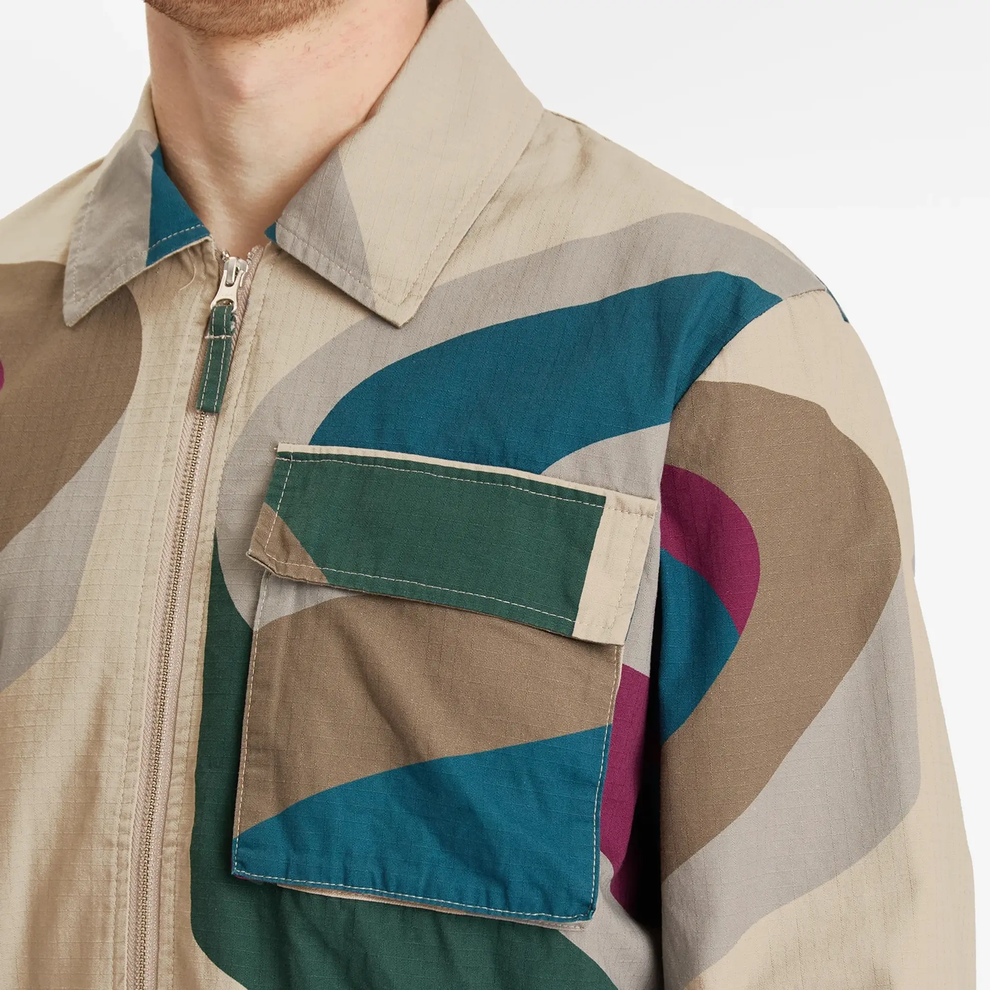 By Parra Men's The Wall Camo Jacket Sand
