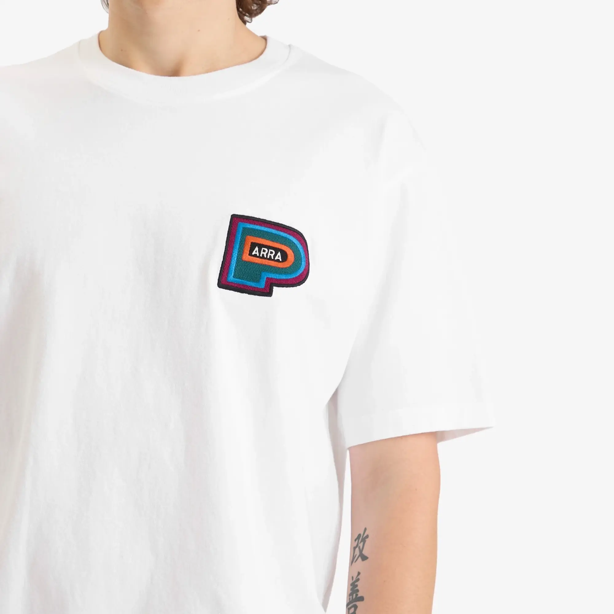 By Parra Men's Repeat Pea T-Shirt White
