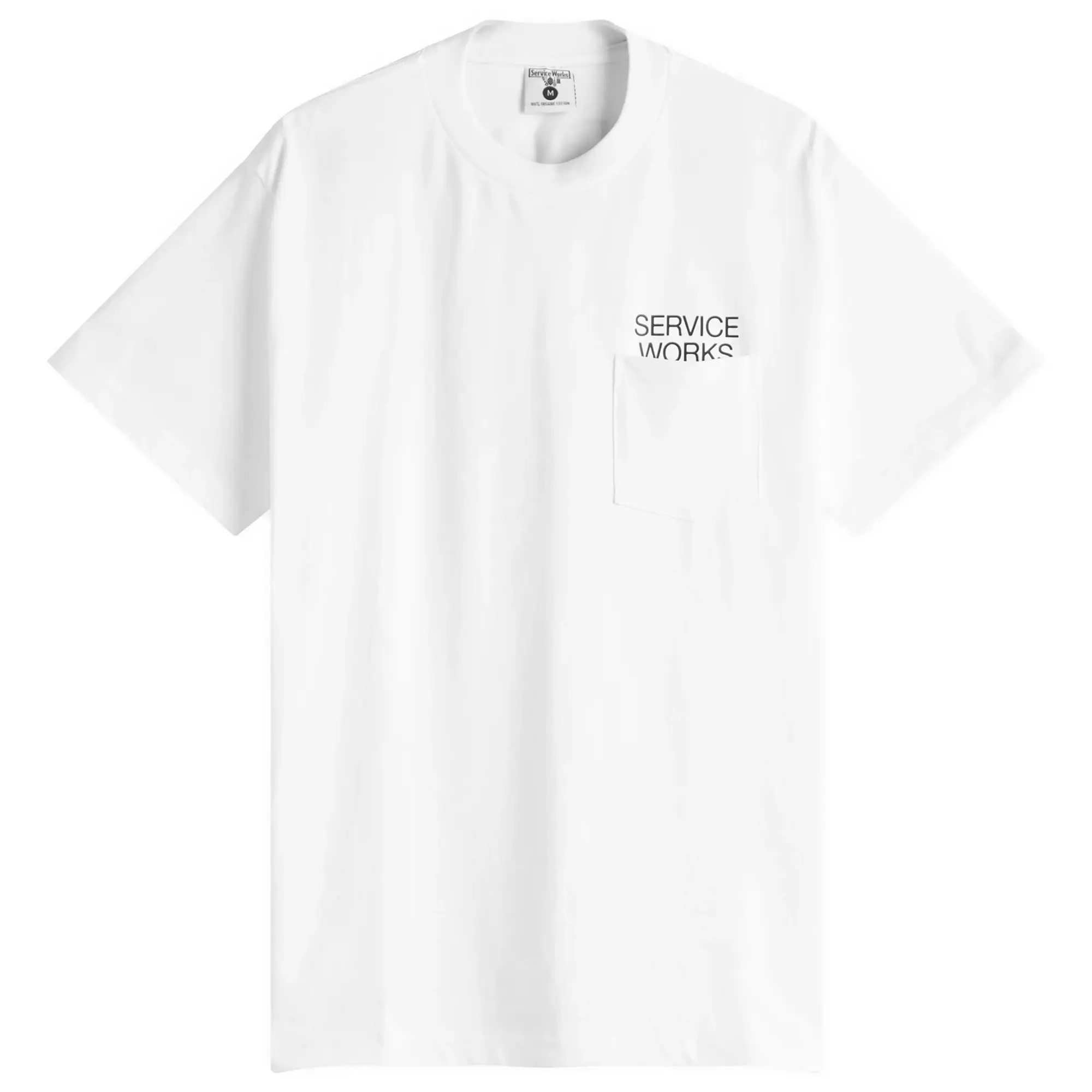 Service Works Men's Nourish Pocket Tee White
