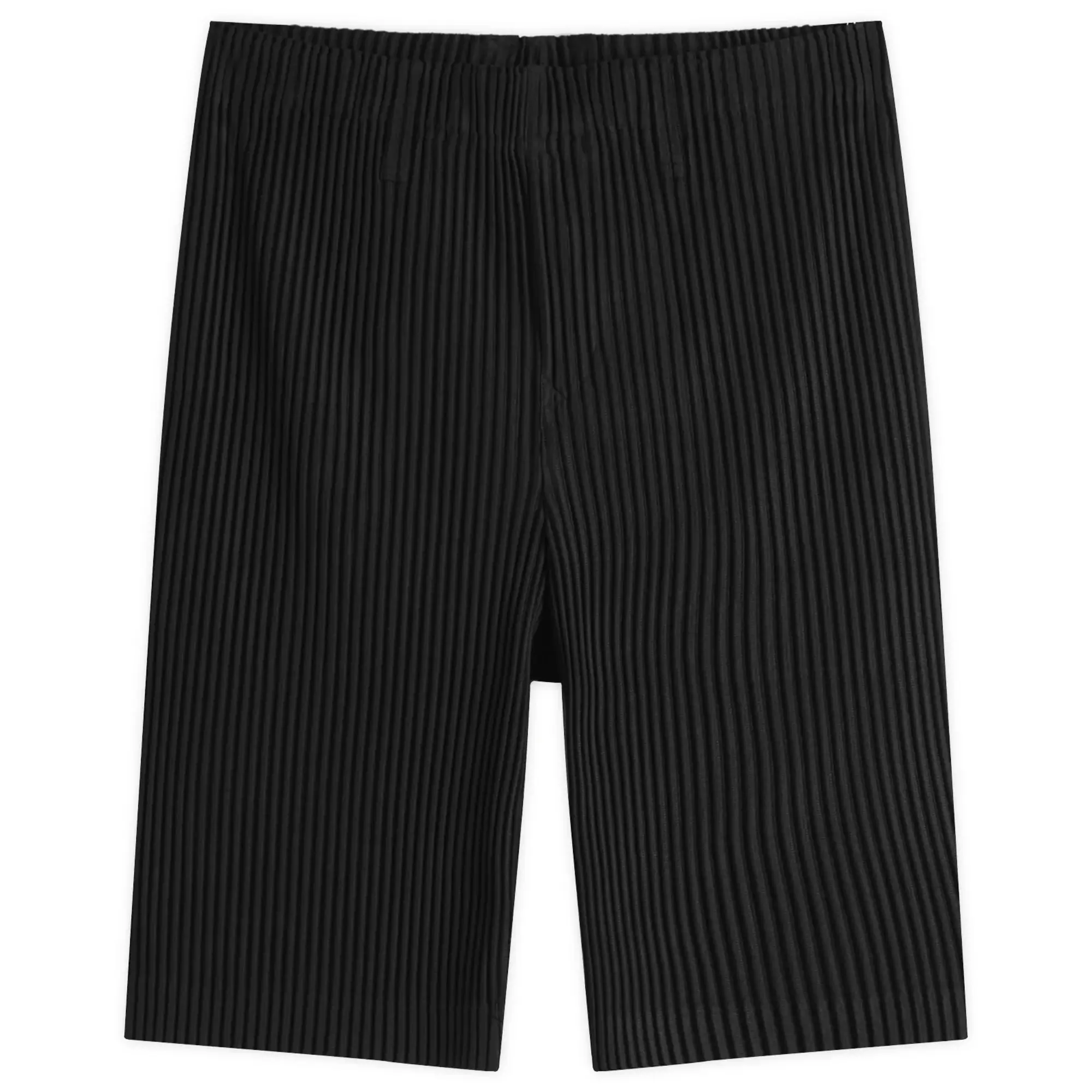 Homme Plissé Issey Miyake Men's Pleated Shorts Black