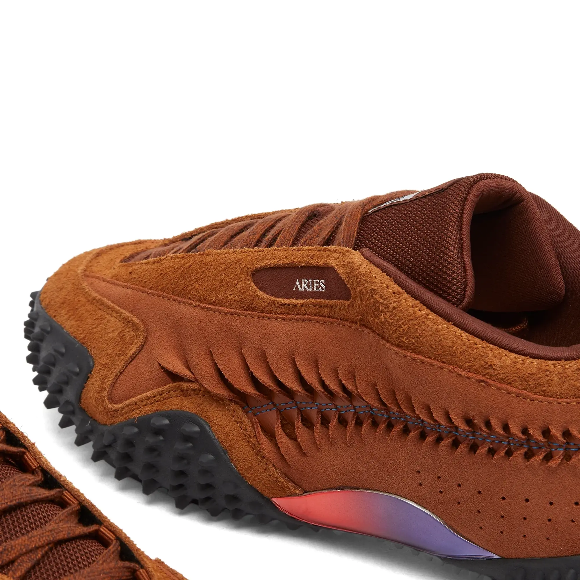 PUMA x Aries Mostro Craft Sneakers Unisex, Mahogany/Teak