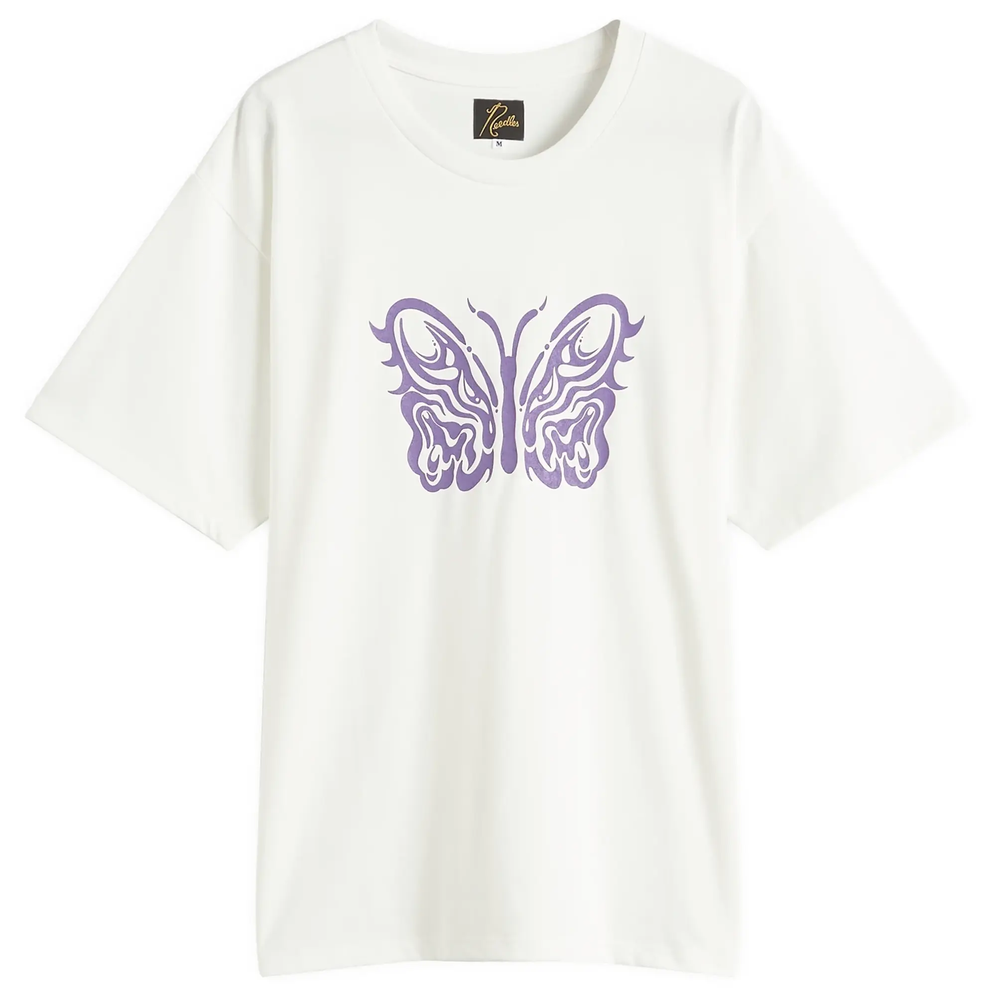 Needles Women's x Kae Tanaka Crew Neck T-Shirt Off White