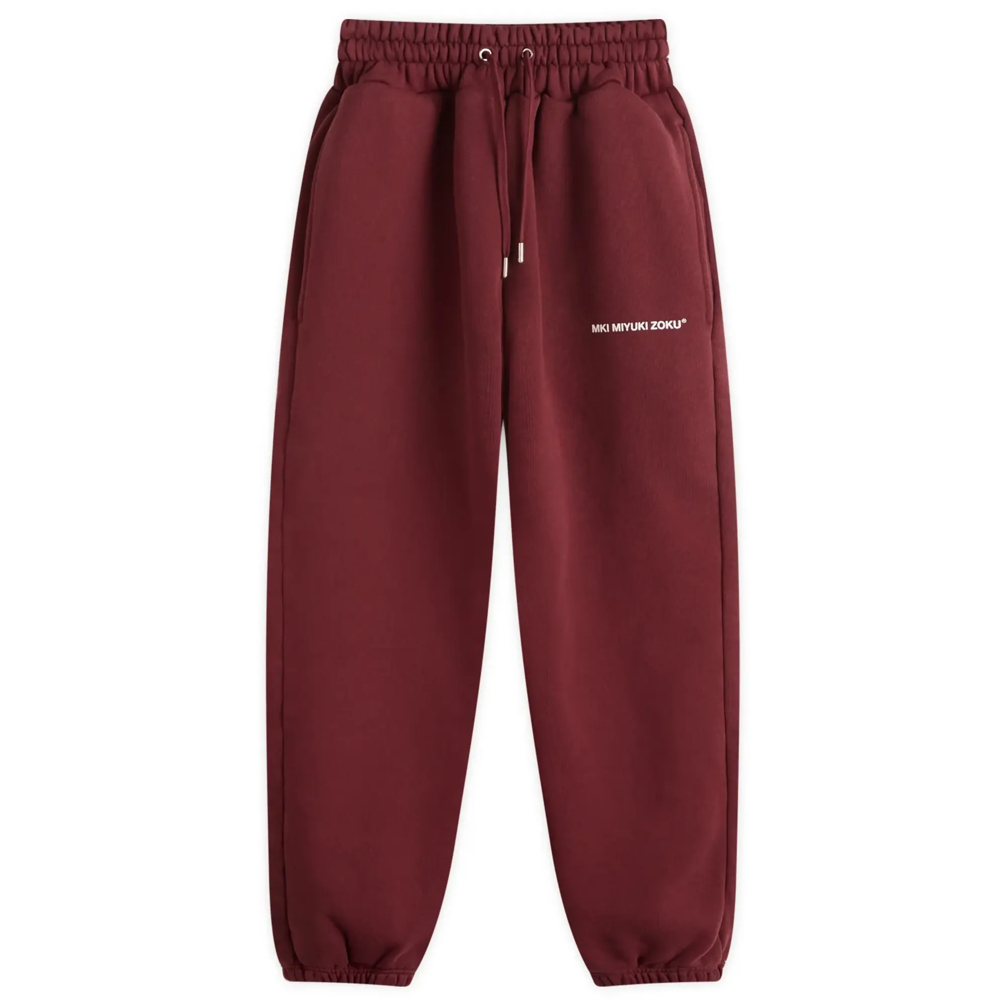 MKI Women's Uniform Joggers Presented by END. Burgundy/White