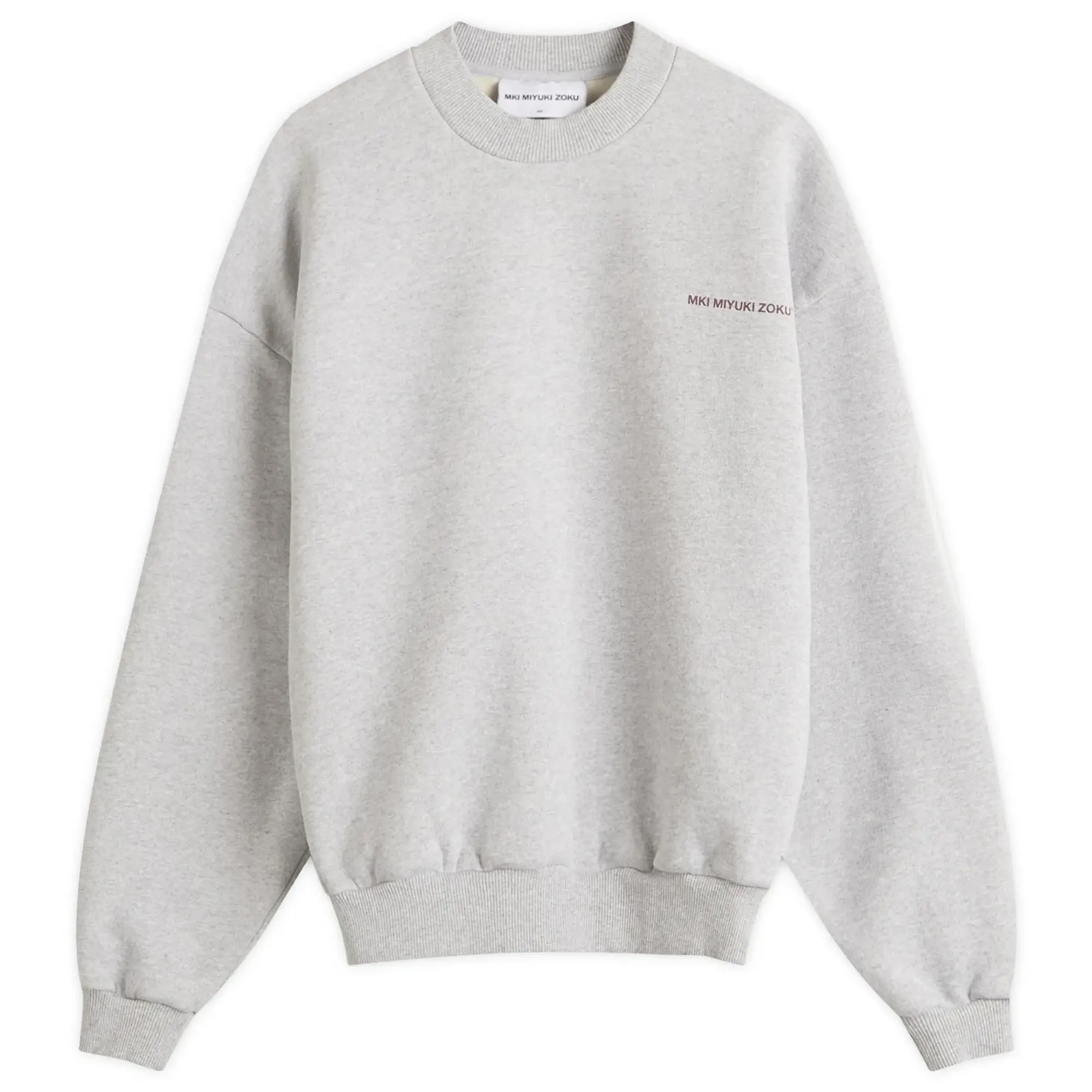 MKI Women's Uniform Crew Neck Sweatshirt Presented by END. Grey/Burgundy