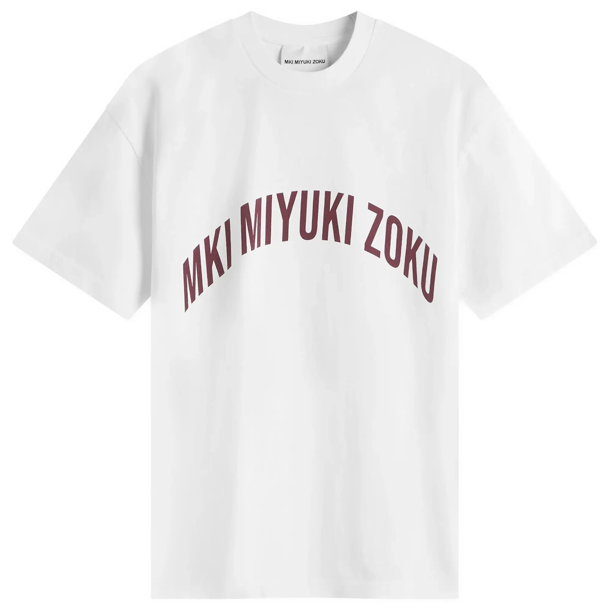 MKI Women's Arch T-Shirt Presented by END. White/Burgundy