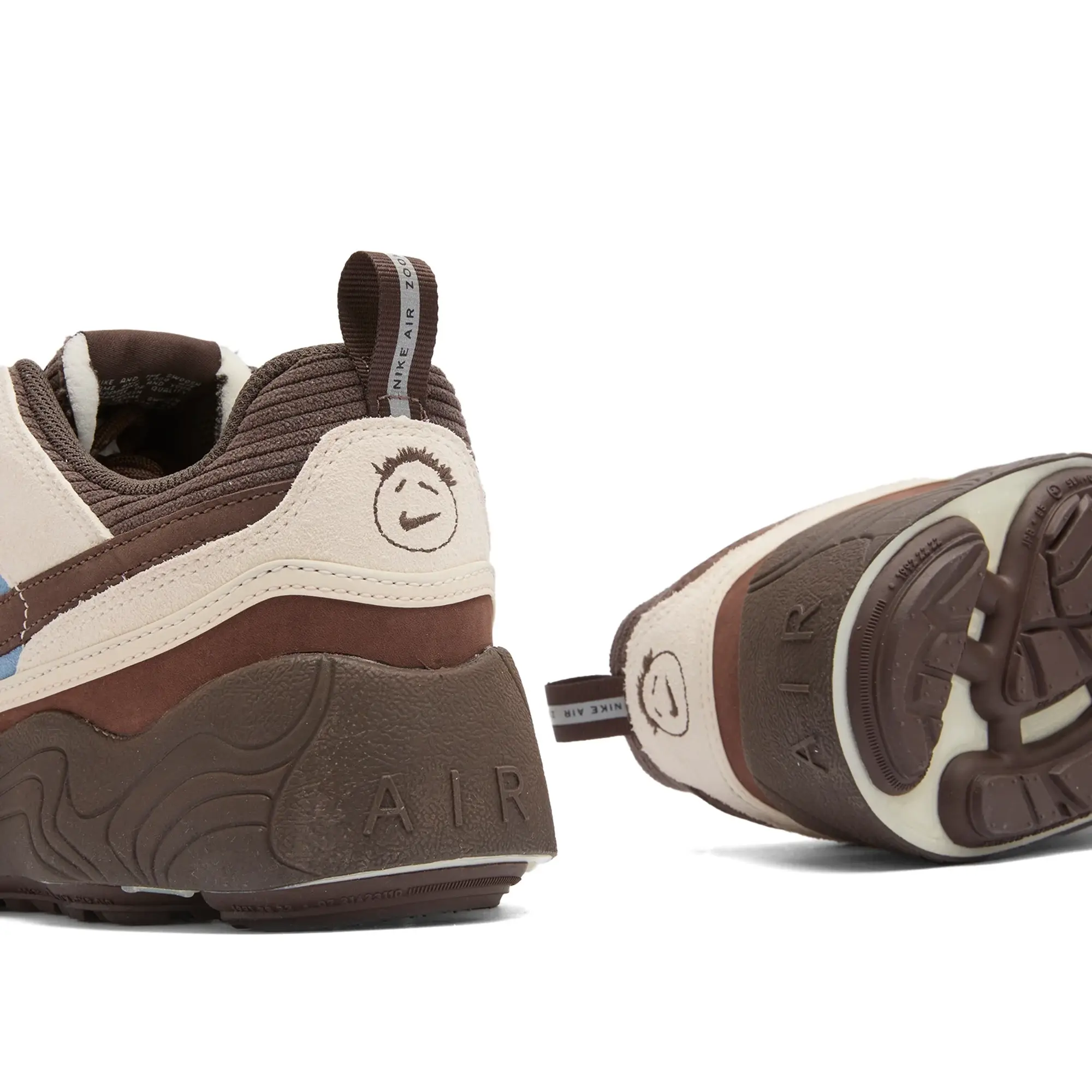 Nike x Travis Scott Zoom Field Jaxx Sneaker Blue/Brown/Ivory