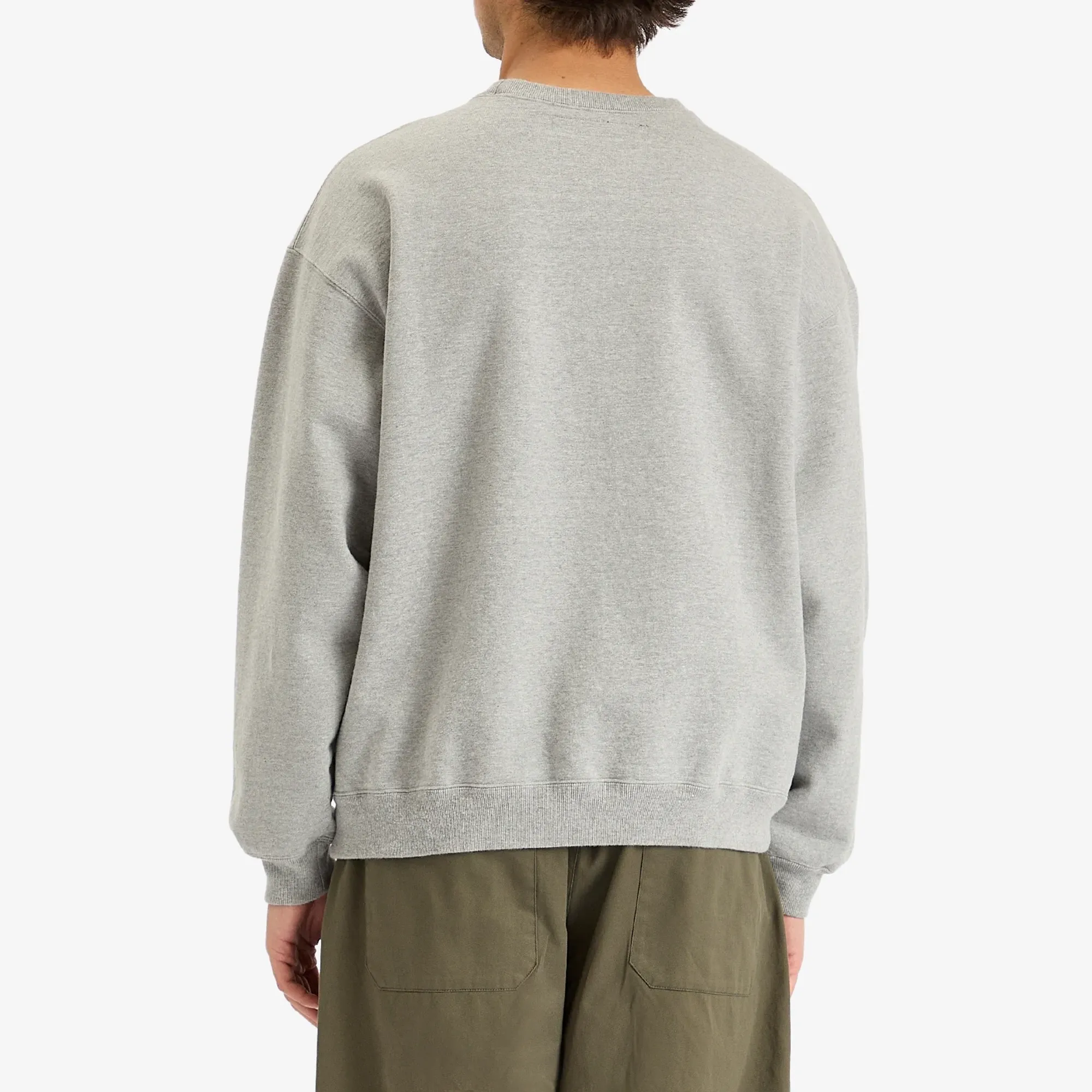 neighborhood plain sweat shirt LS Neighborhood Men\u0027s Plain Sweatshirt Gray | 251UWNH-CSM01-GRY