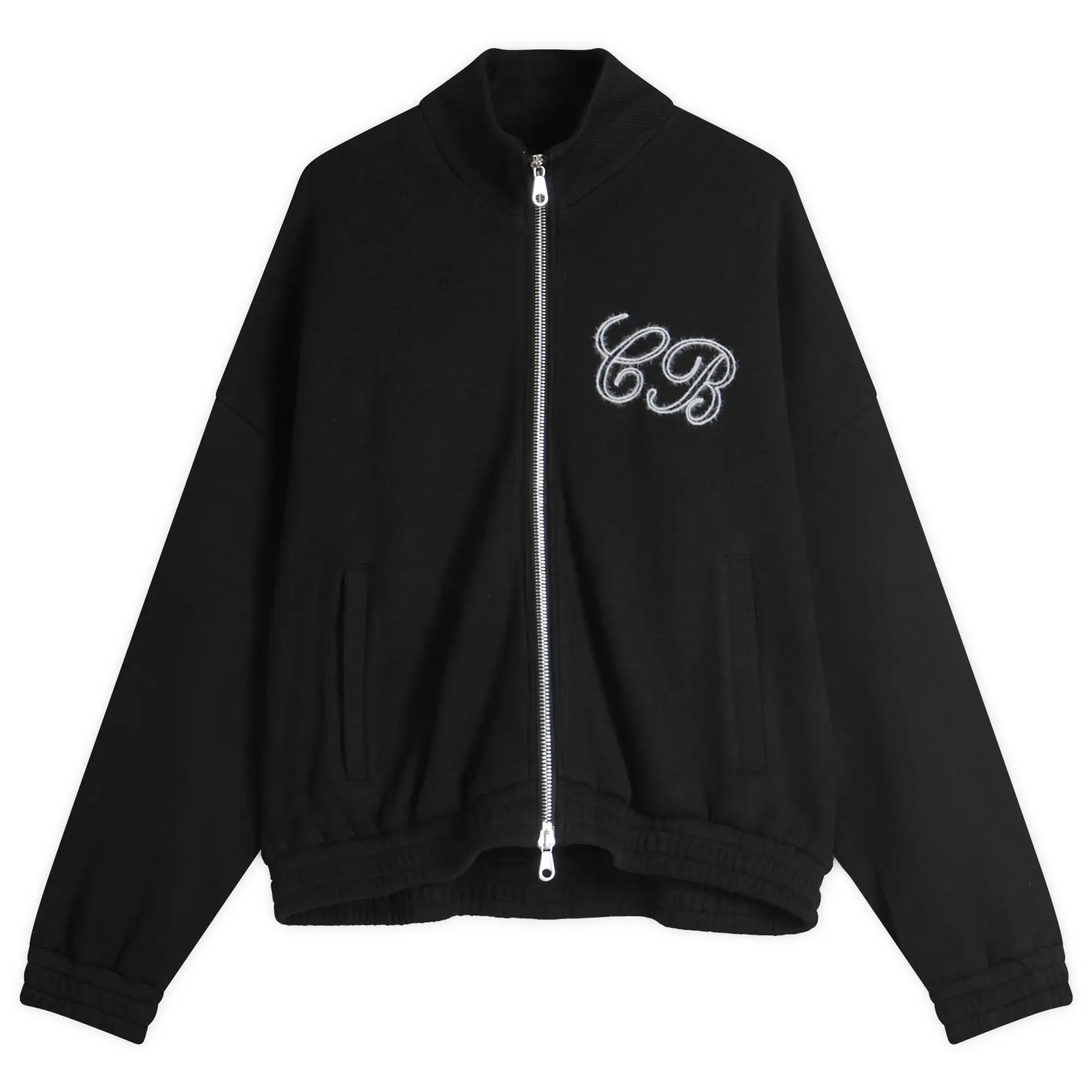 Cole Buxton Men's Knitted Track Jacket Black
