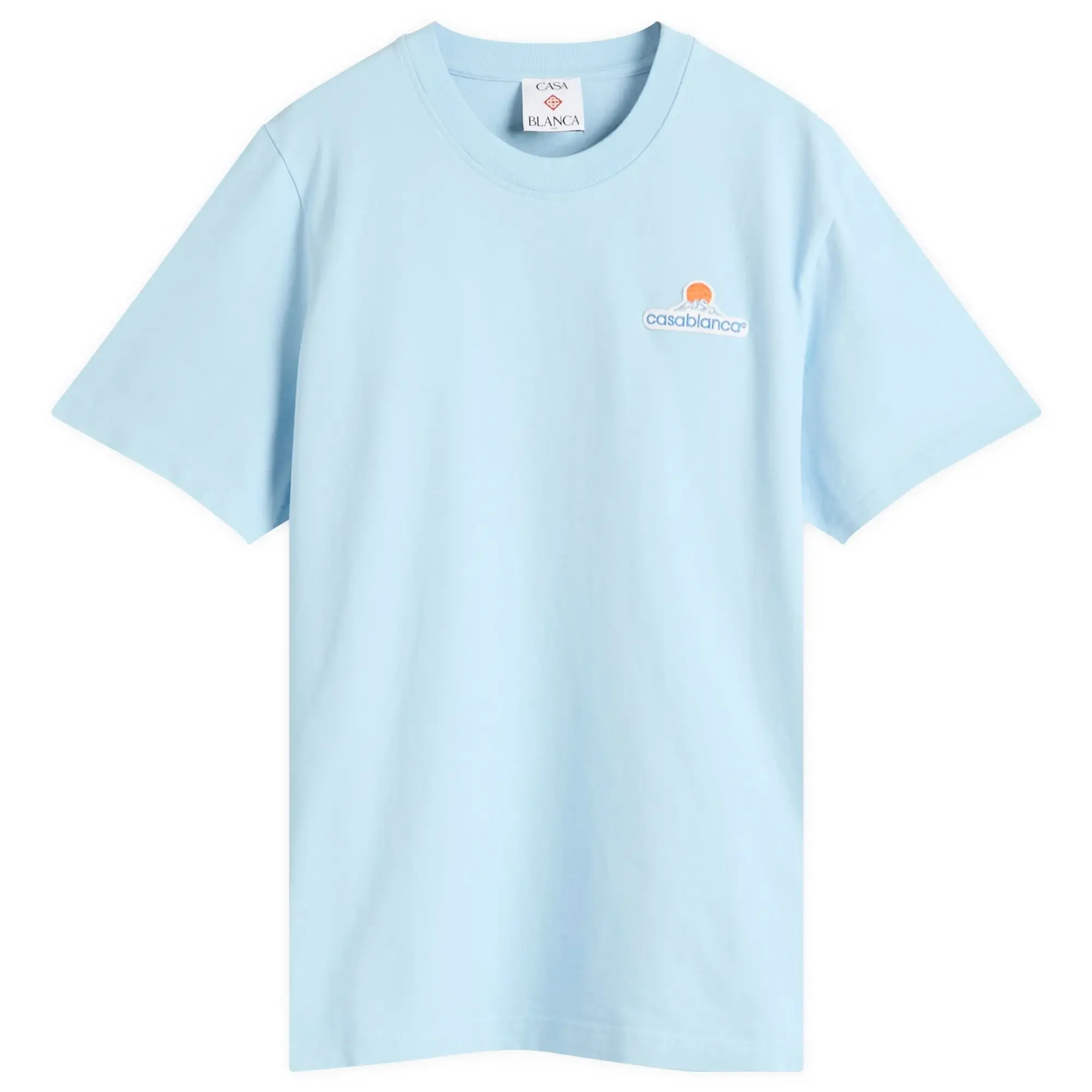 Casablanca Men's Montagne Patch T-Shirt Blue