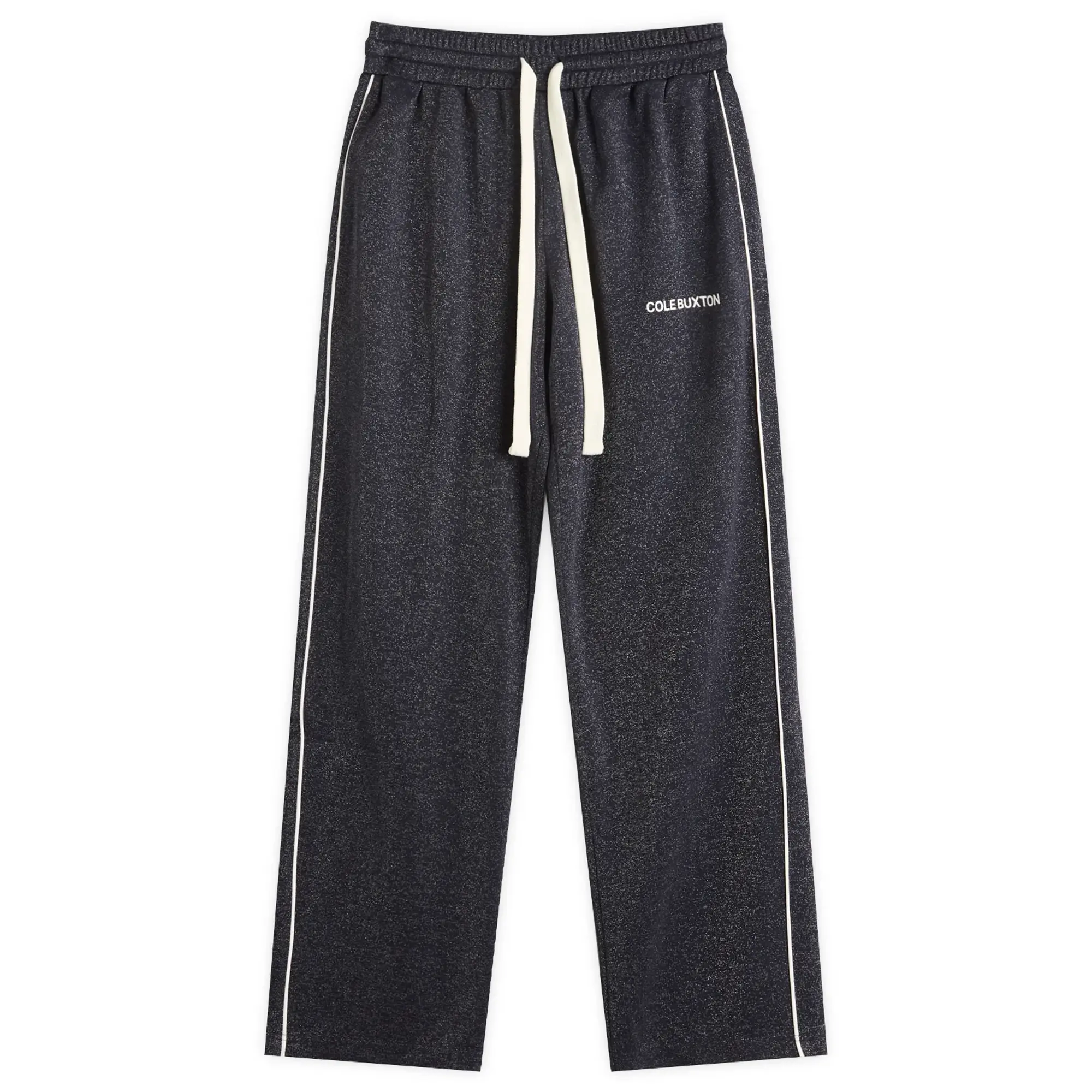 Cole Buxton Men's Glitter Piped Track Pant Navy
