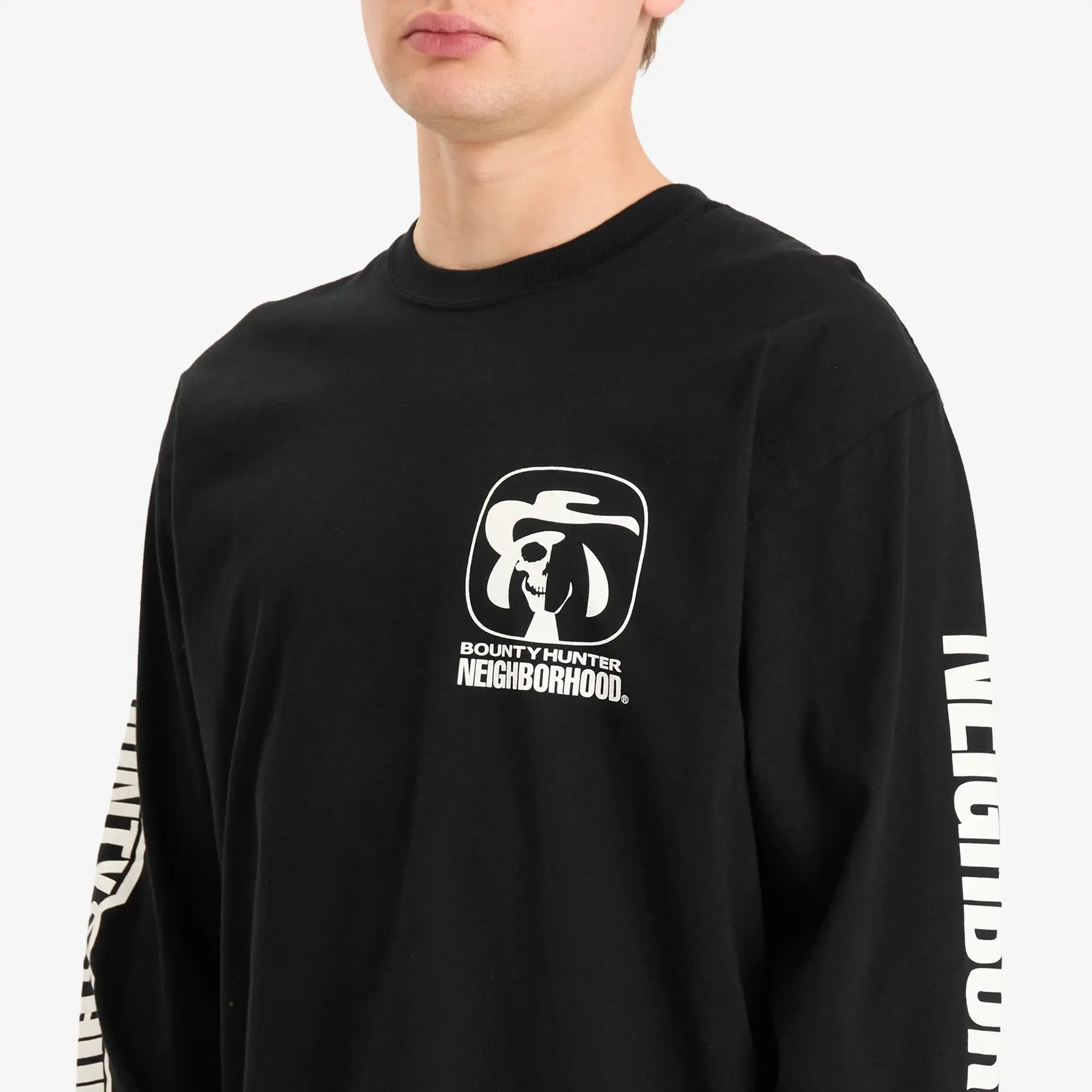 Neighborhood Men's x Bounty Hunter LS-1 T-shirt Black